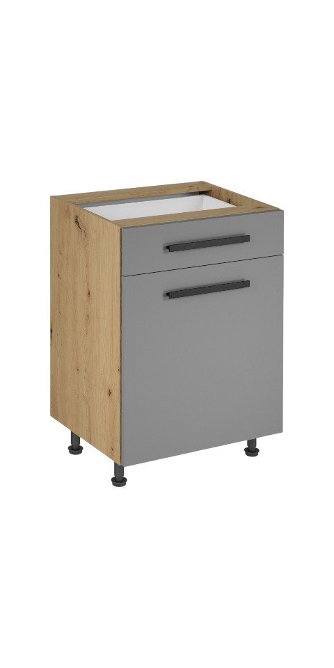 ROYAL24_MARKT Unterschrank - Vielseitiger Unterschrank für Ihre Küche (Unterschrank, 1-St., Nexa - D60S1) Edle Materialien - Stilvolles Design - Hohe Qualität.