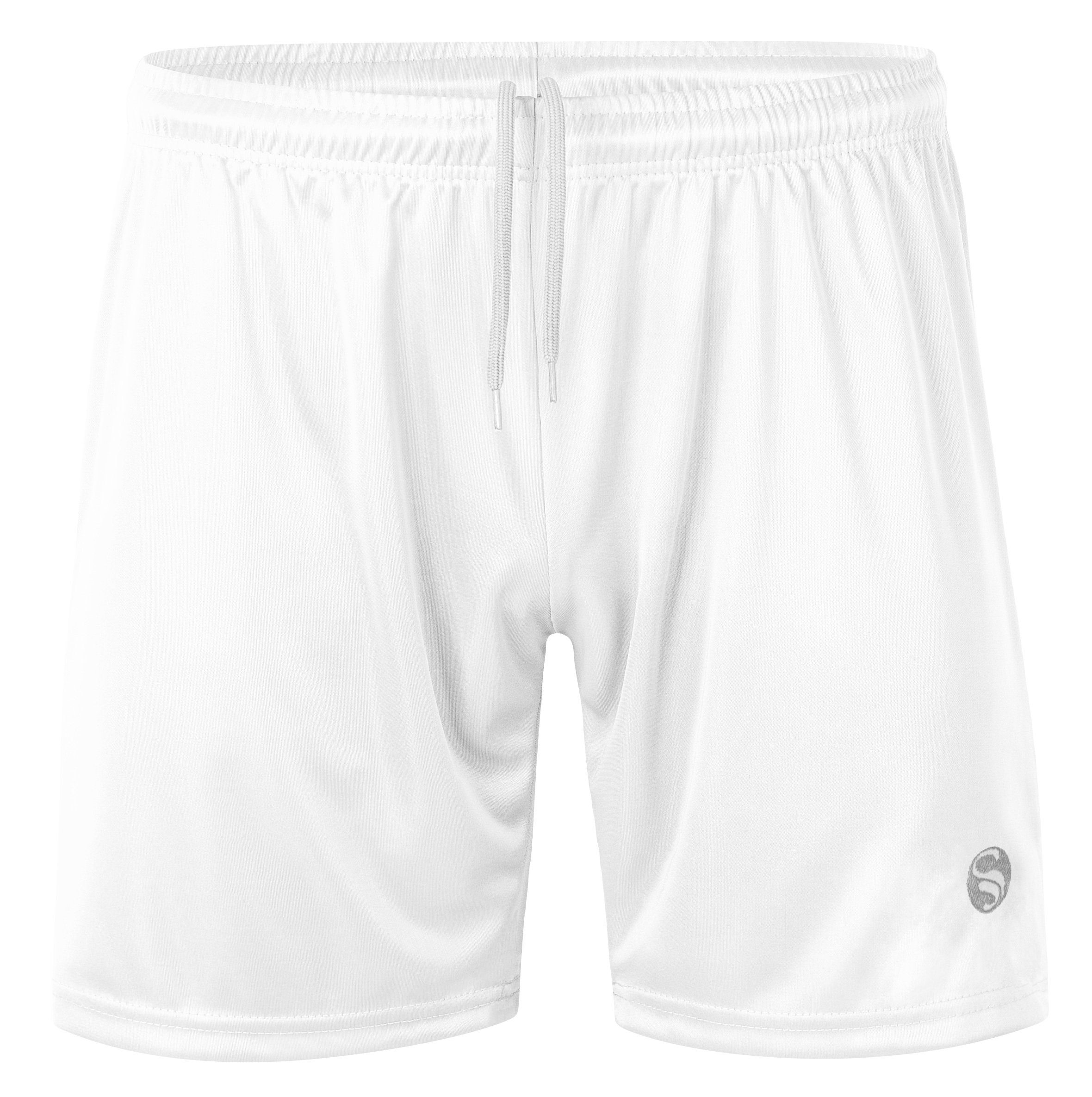 Short Weiß Stark Trainingsshorts "Active" mit Sport Soul® Kordelzug