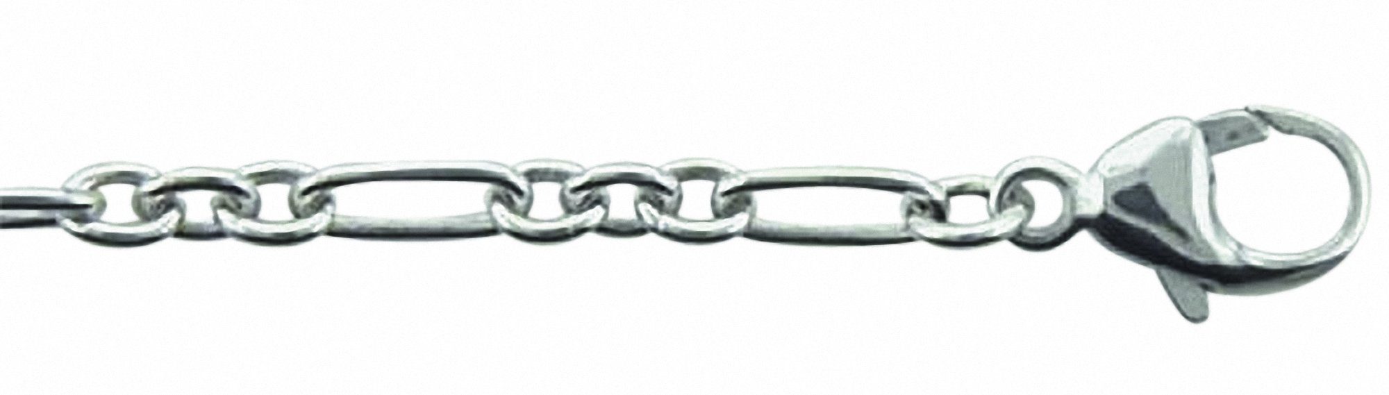 Silberarmband Damen 925 Silber Fantasie Armband 19 cm Ø 3,2 mm