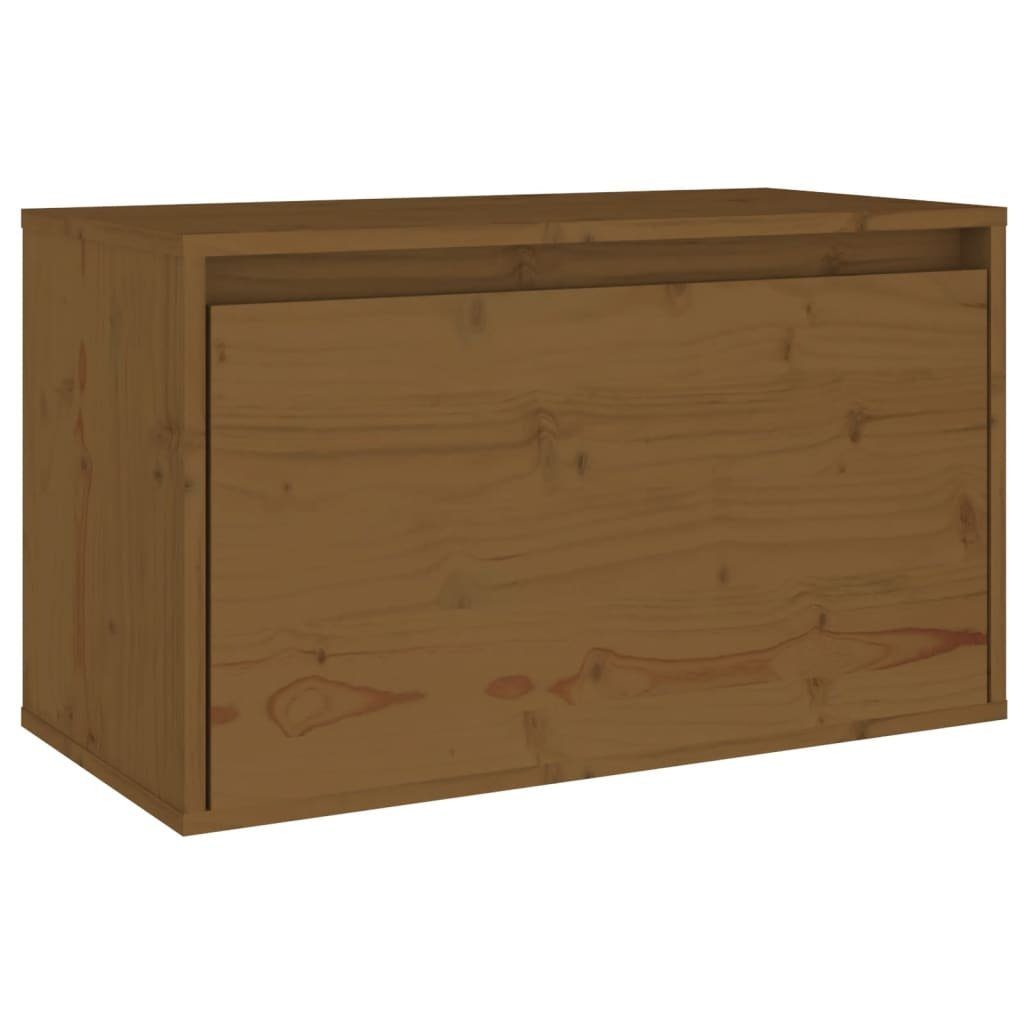 furnicato Wandhängeschrank Wandschrank Honigbraun 60x30x35 cm Massivholz Kiefer, 1-tlg.