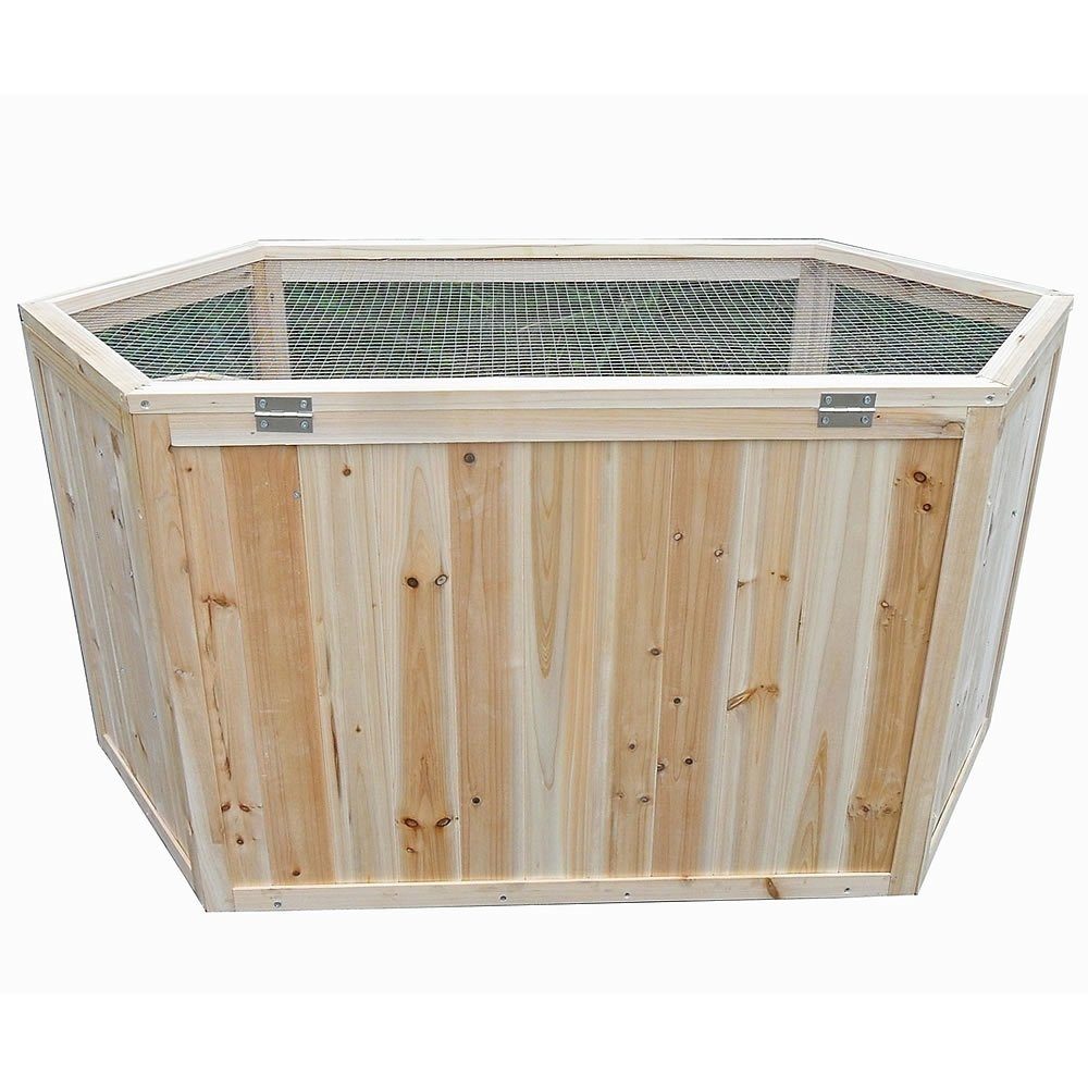 Mucola Tierhaus Kleintierkäfig Hamsterkäfig Nagerkäfig Holz Stall Nagerstall Käfig, Naturbelassen