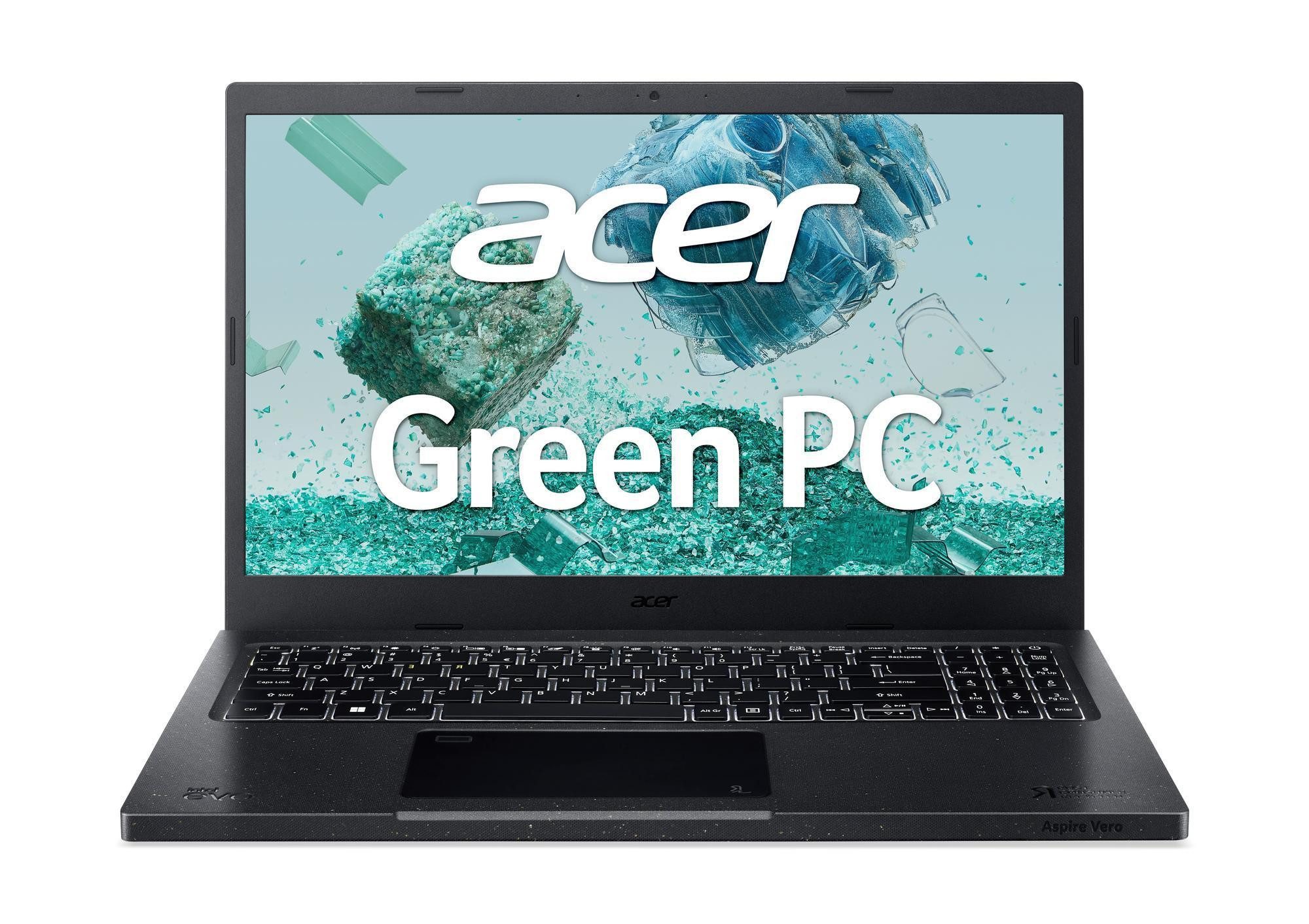 Acer Aspire Vero (AV15-52-73M2) Notebook (39,62 cm/15.6 Zoll, Intel Core i7 1255U Prozessor, Iris Xe Graphics, 1024 GB SSD)