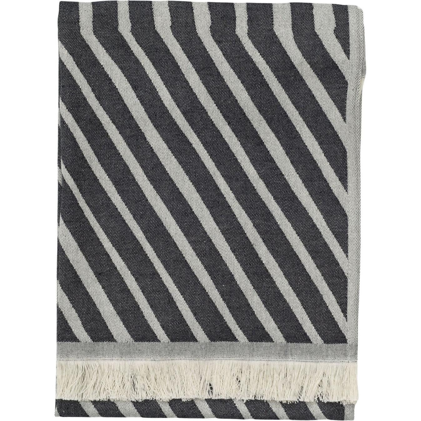 Marimekko Badetücher Handtuch Kalasääski Off White / Charcoal (50x100cm)