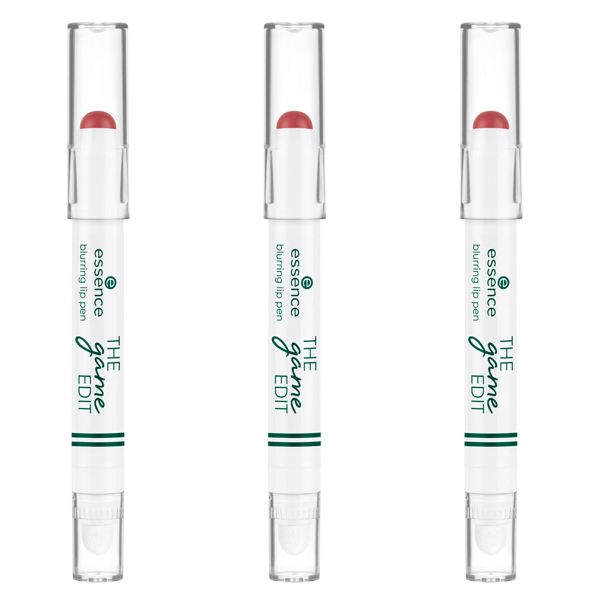Essence Lippenstift THE game EDIT blurring lip pen, 3-tlg.