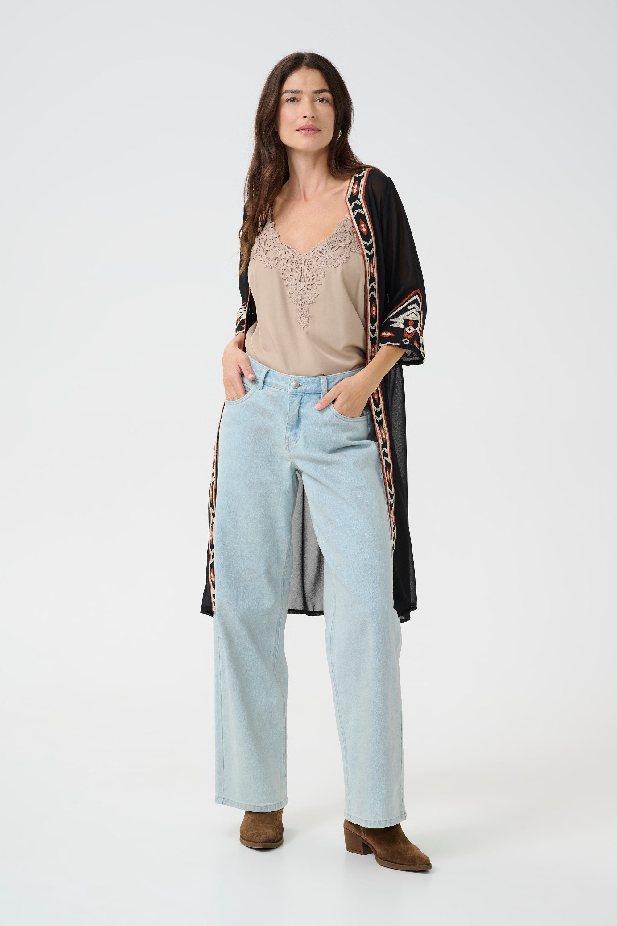 Cream Blusenkimono Kimono CRBeti