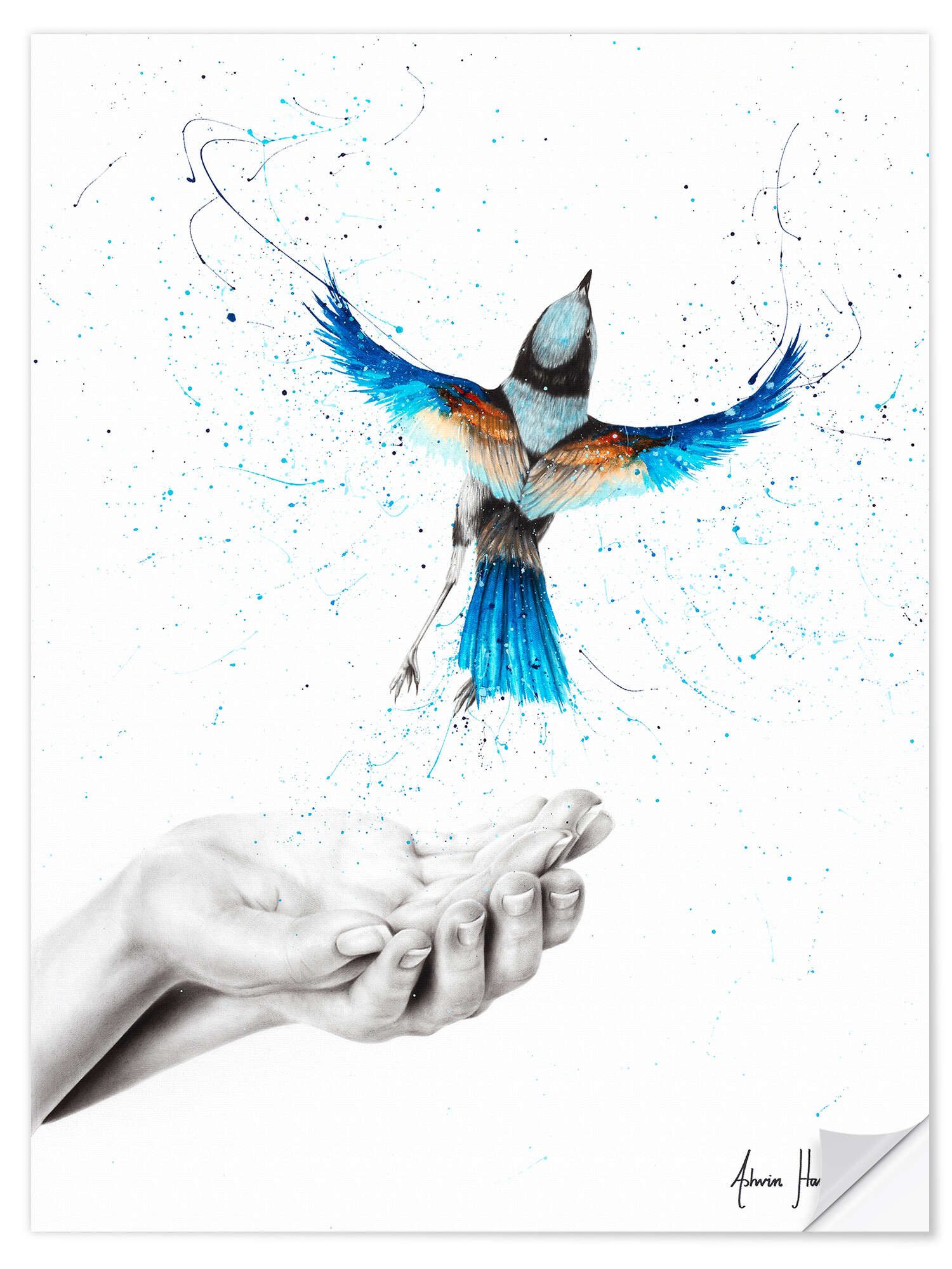 Wandfolie Ashvin Harrison