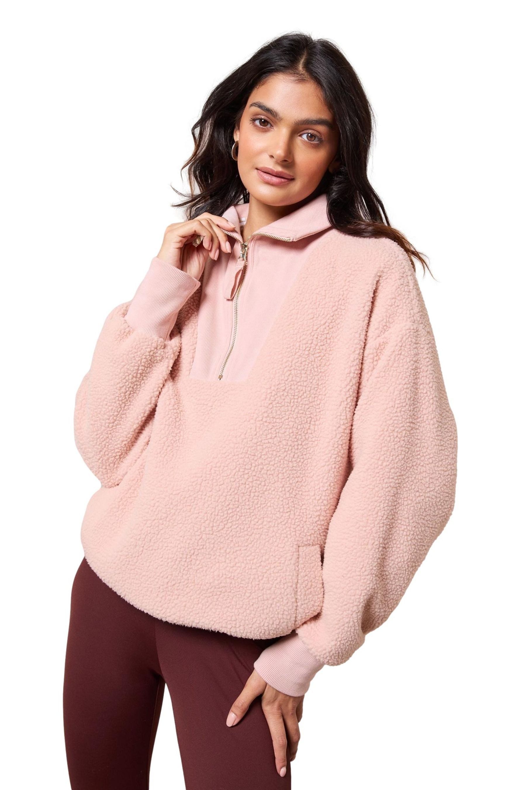 Sweatshirt Friends Like These Teddyfell-Sweatshirt mit RV