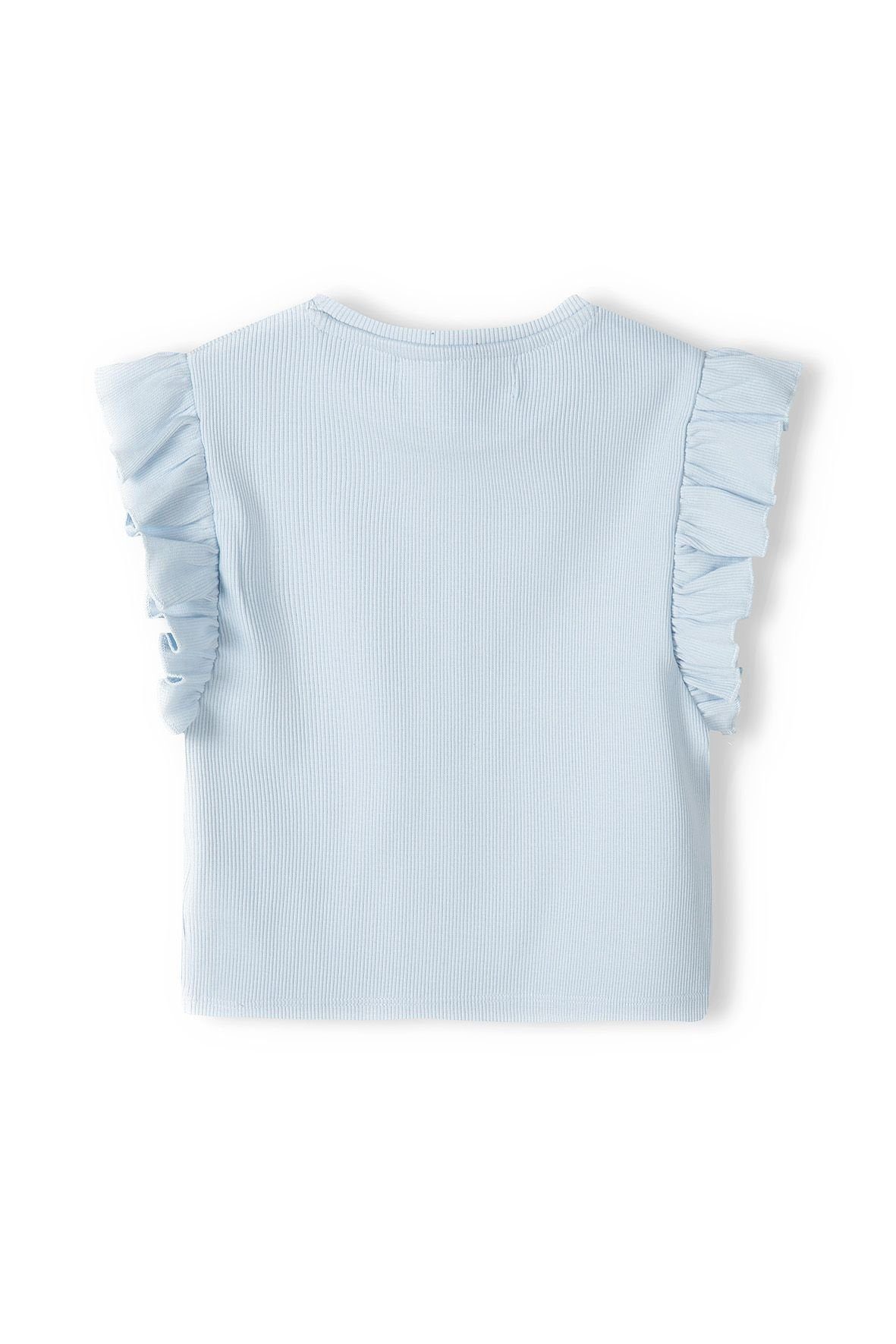 Rippshirt Blau T-Shirt (12m-14y) MINOTI