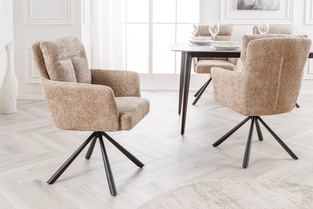 riess-ambiente Polsterstuhl BIG GEORGE beige / günstig online kaufen