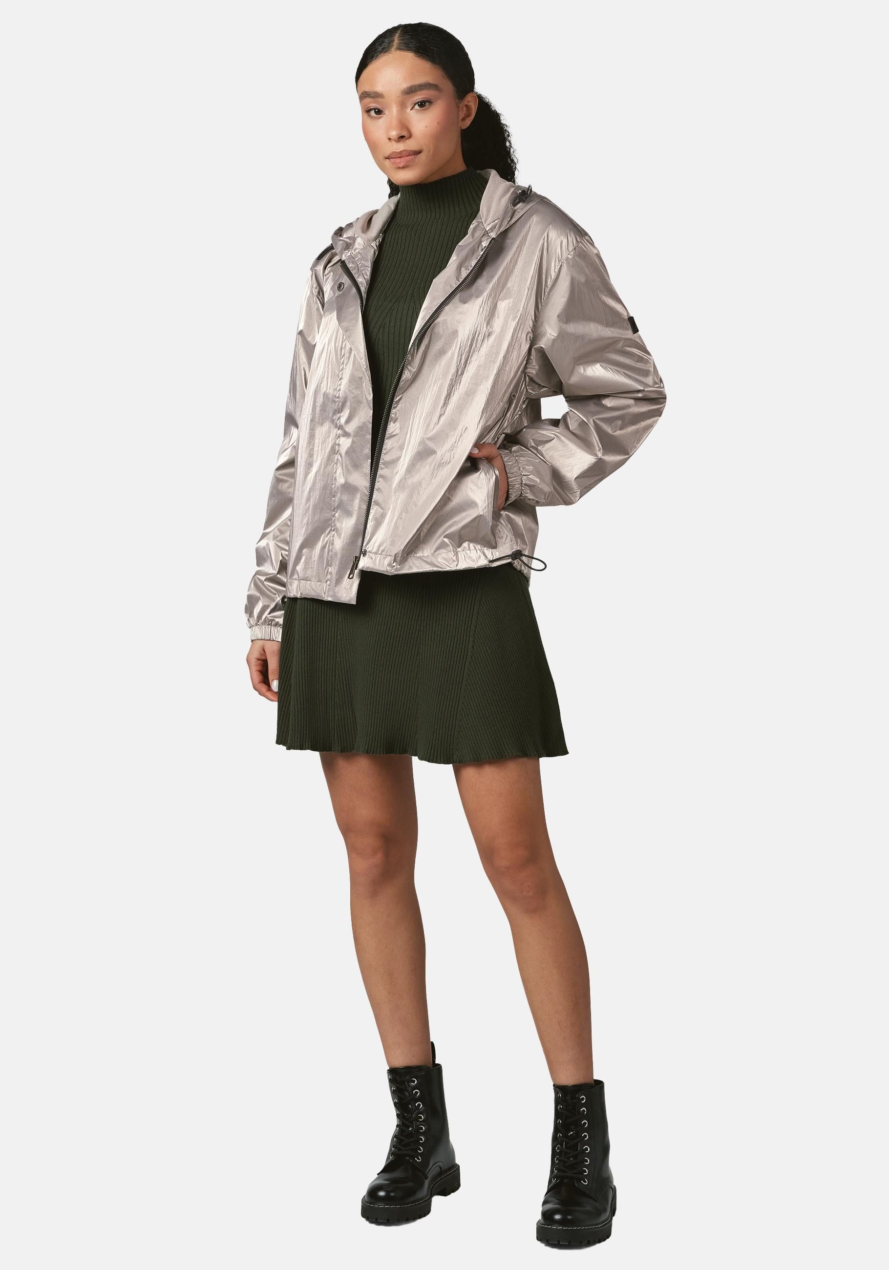 Ragwear Blouson "Cezanna Shine", mit Kapuze, Glänzende Damen Jacke mit refl günstig online kaufen