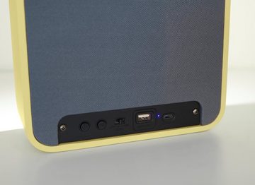 BigBen Bluetooth Lautsprecher COLORLIGHT Misty Bär LED gelb AU385403 Portable-Lautsprecher