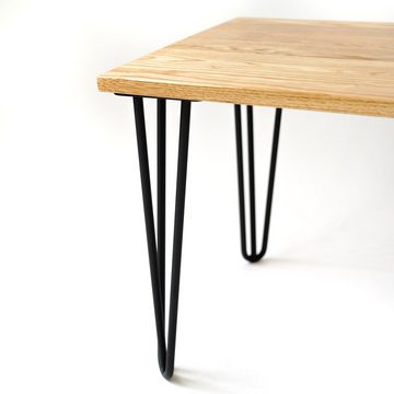 HORST Tischbein Hairpin Legs 4er Set Tischbeine, für Esstisch, Couchtisch, Kommoden, Möbelbeine inkl. Bodenschutz