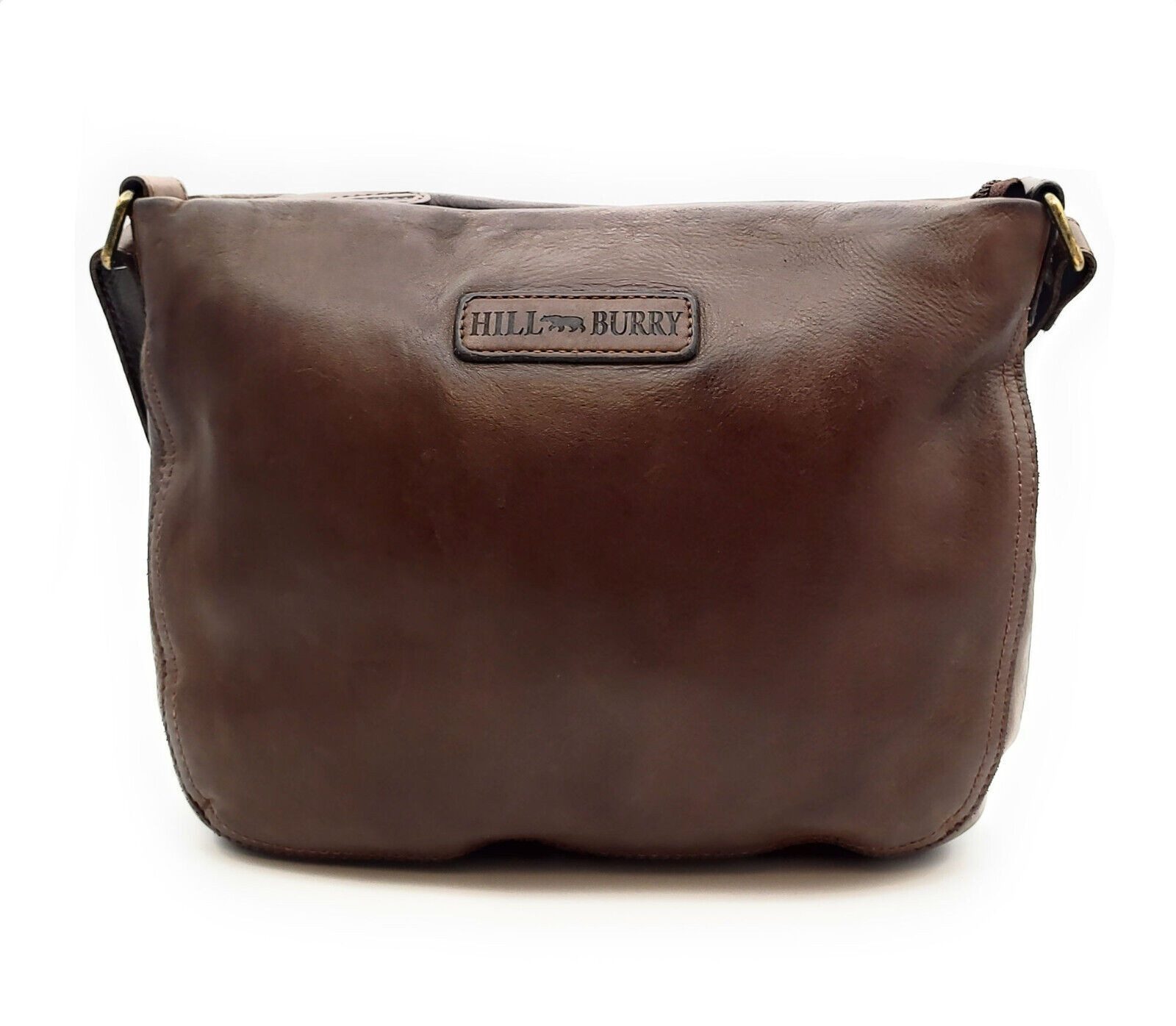 Hill Burry Schultertasche echt Leder Damen Handtasche aus edlem Waschleder