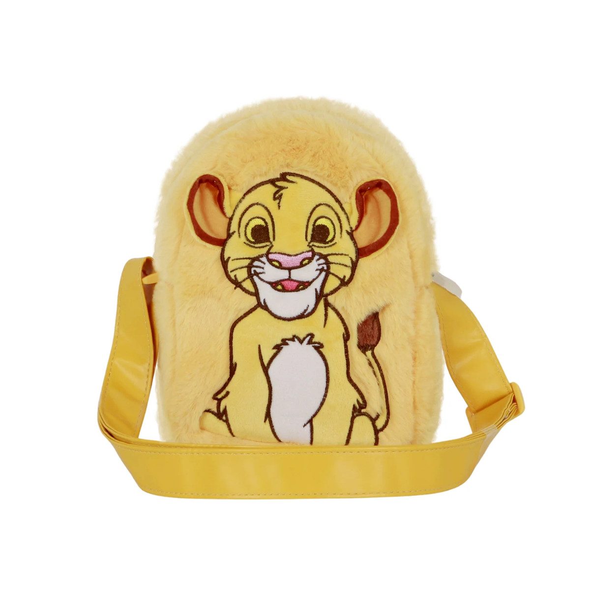 Disney Umhängetasche Lion King Gelb Plüsch Tasche Kinder Crossbody Bag