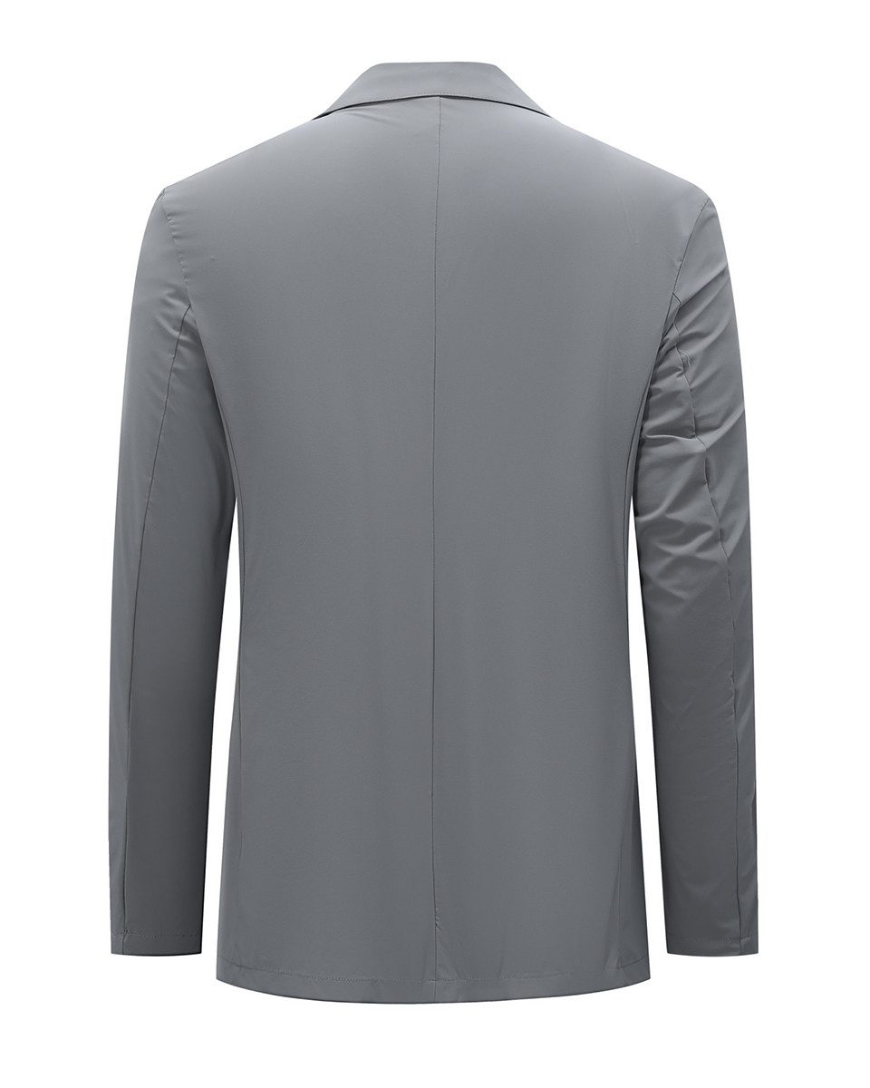 Allthemen Sweatsakko Herren sportliche Anzugjacke mit Revers leichte dünne Sommerjacke