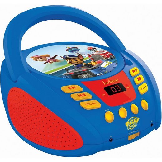 Lexibook® PAW Patrol CDPlayer mit Radio, Altersempfehlung ab 6 Jahren