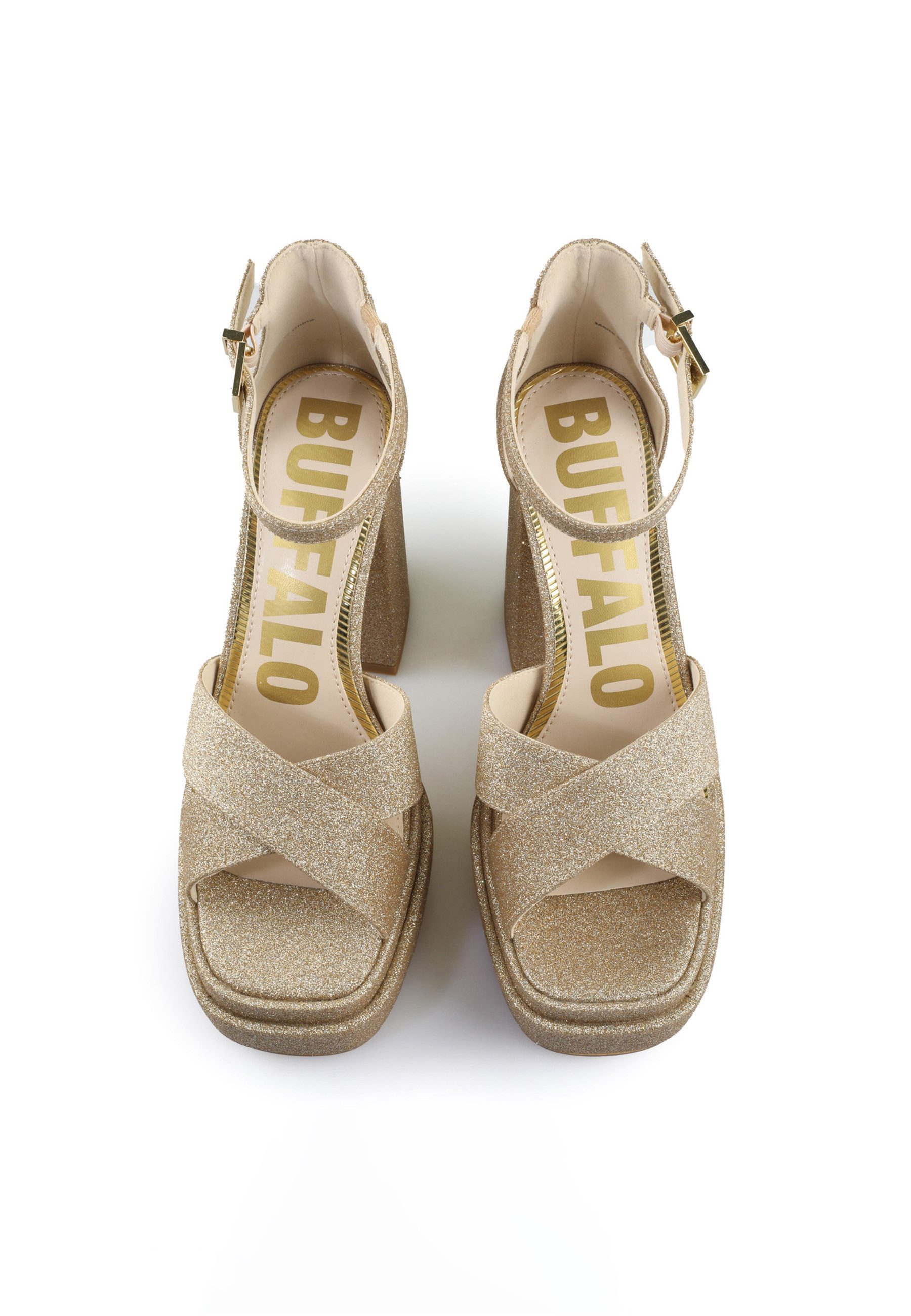 Buffalo Buffalo Cross -Vegan Glitter High-Heel-Pumps