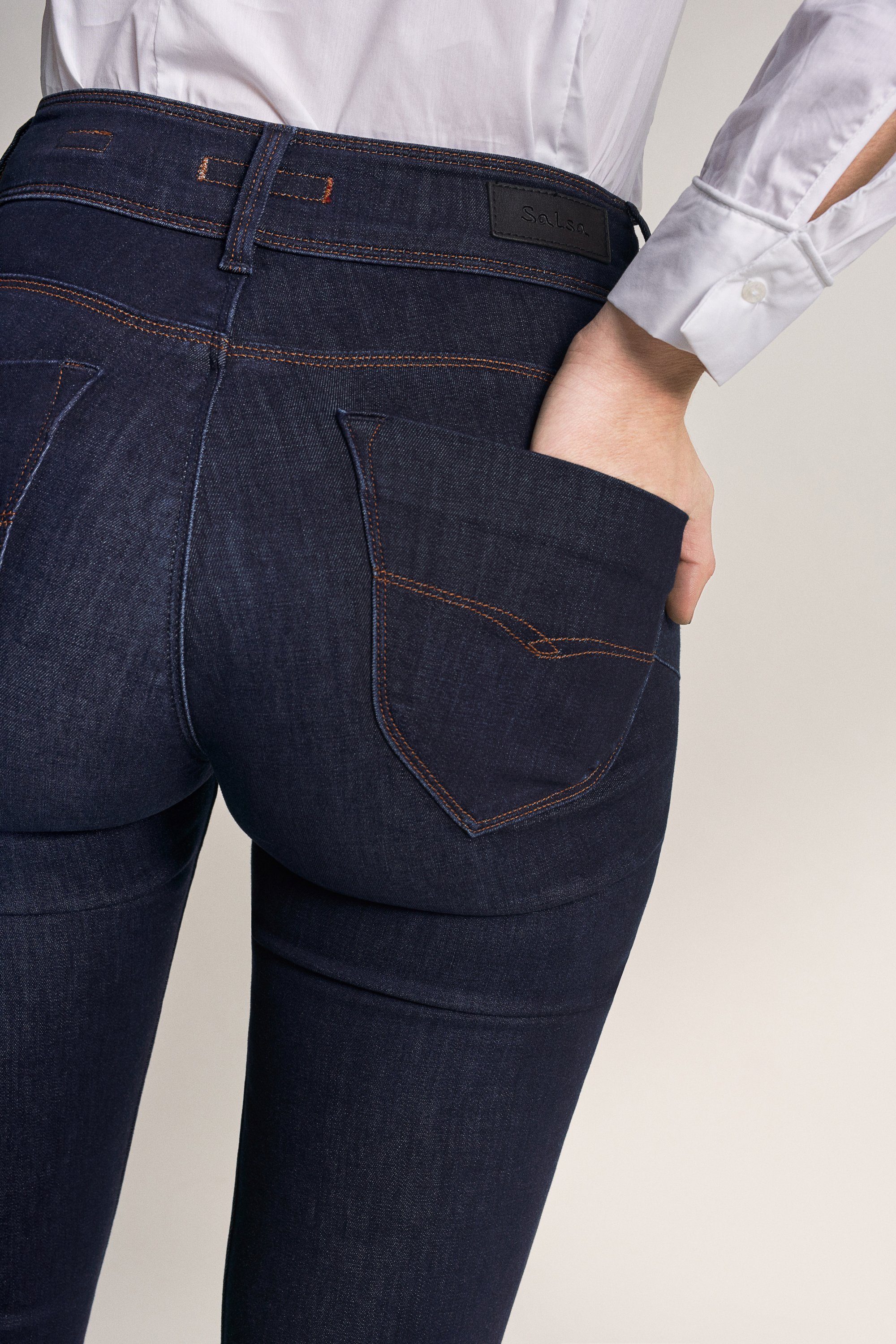 Salsa Stretch-Jeans SALSA JEANS SECRET PUSH IN SLIM dark blue 112919.8504