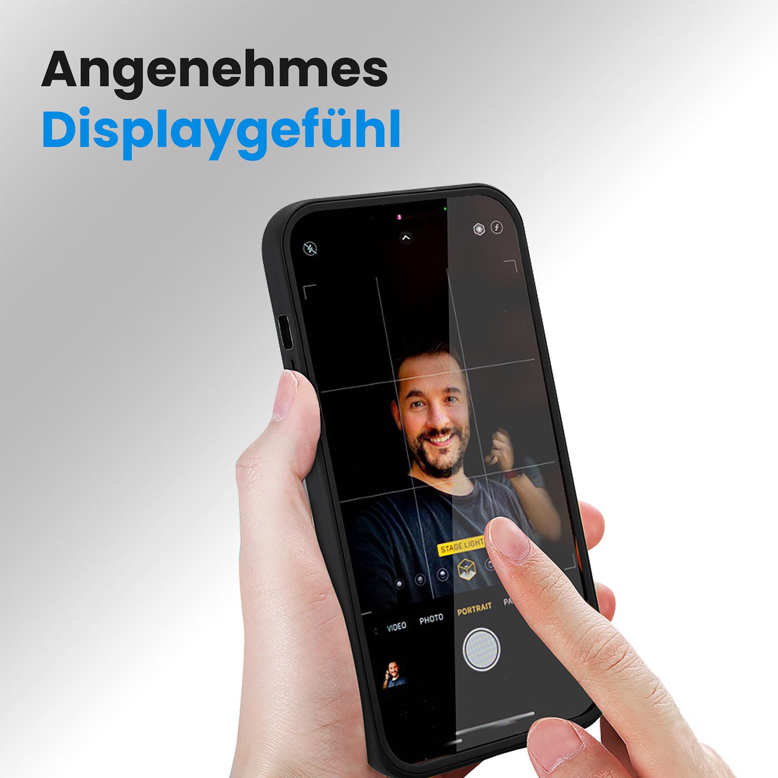 Tec-Expert Handyhülle 360 Grad Handy Hülle für Xiaomi Redmi Note 15 6.77 Zoll, 6.77, Rundum Schutz Cover Case Bumper robust Vollschutz