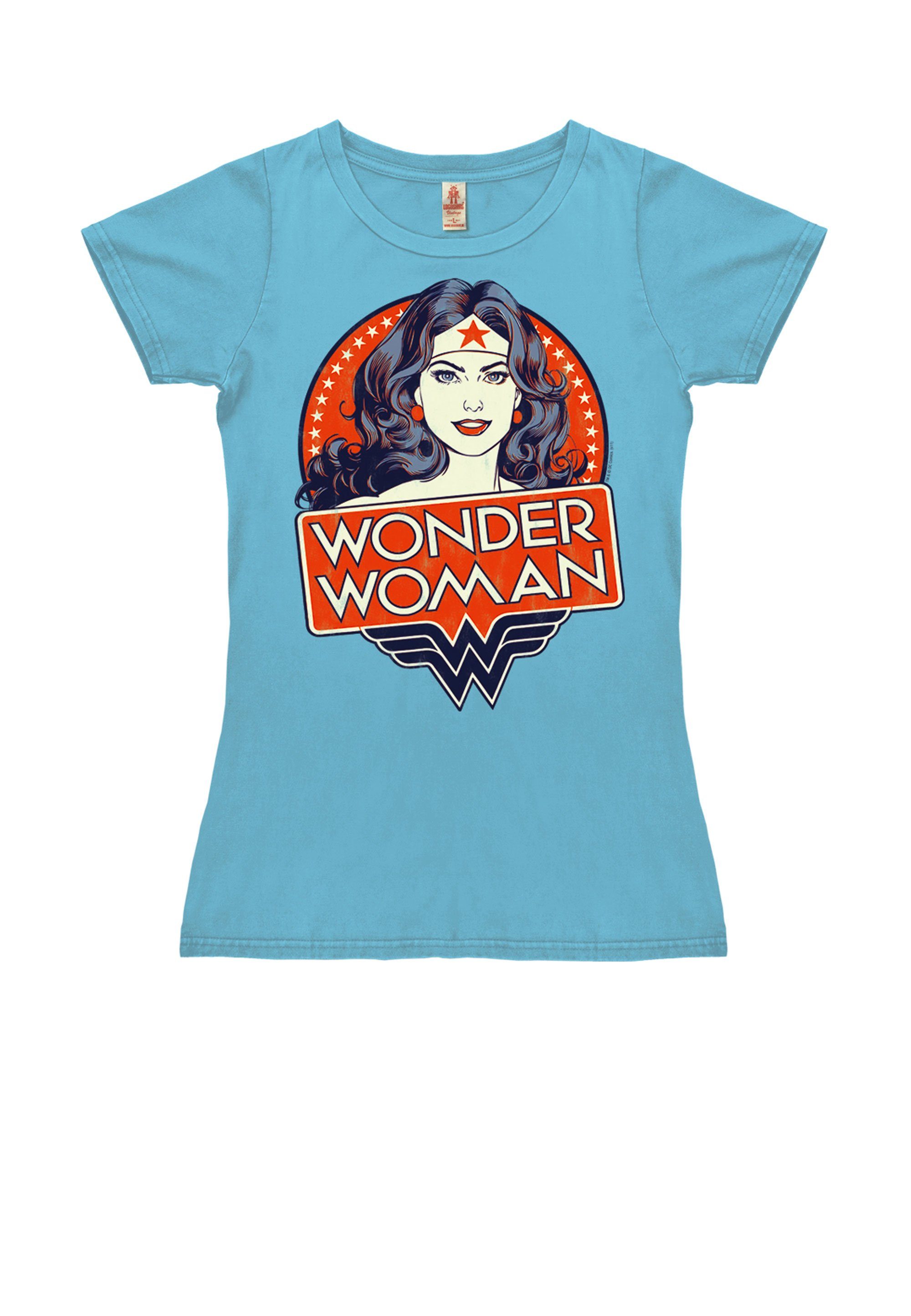 T-Shirt Woman Originaldesign mit Wonder lizenziertem Portrait LOGOSHIRT