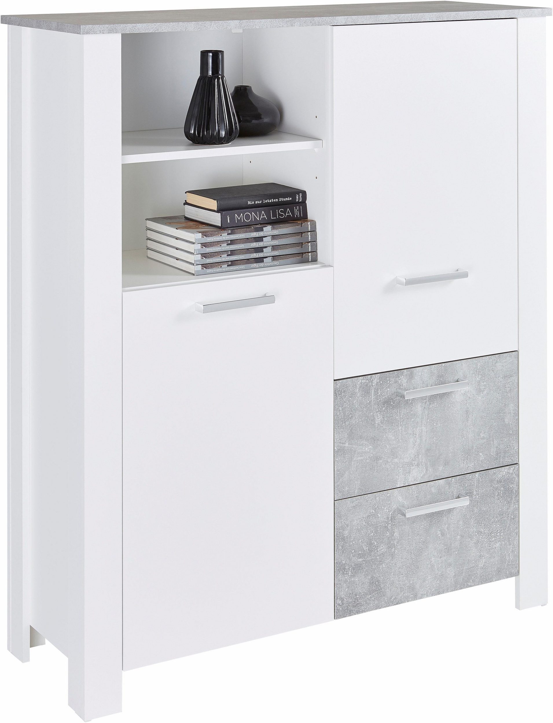 Steinhoff Zabona Highboard 116 cm breit