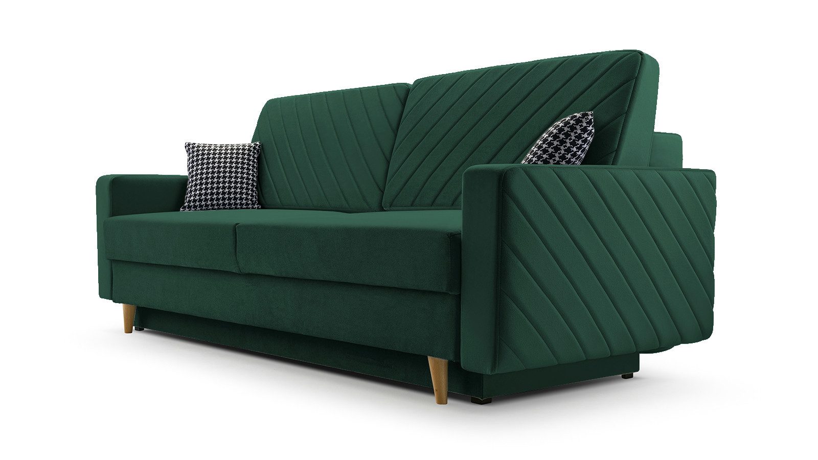 MOEBLO Schlafsofa CALIFORNIA, Sofa aus Samtstoff Couch für Wohnzimmer Sofag günstig online kaufen