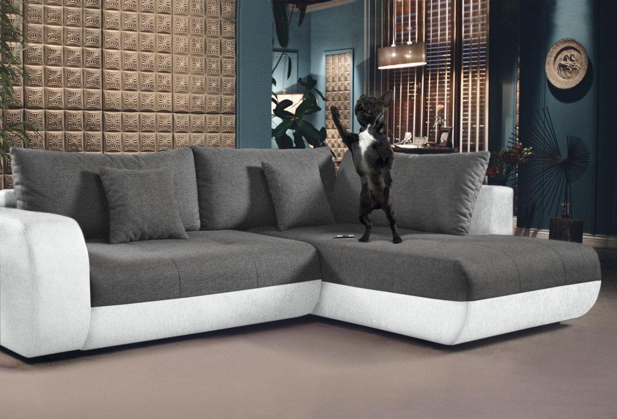 Nova Via Ecksofa, wahlweise mit Bettfunktion - Nova Via