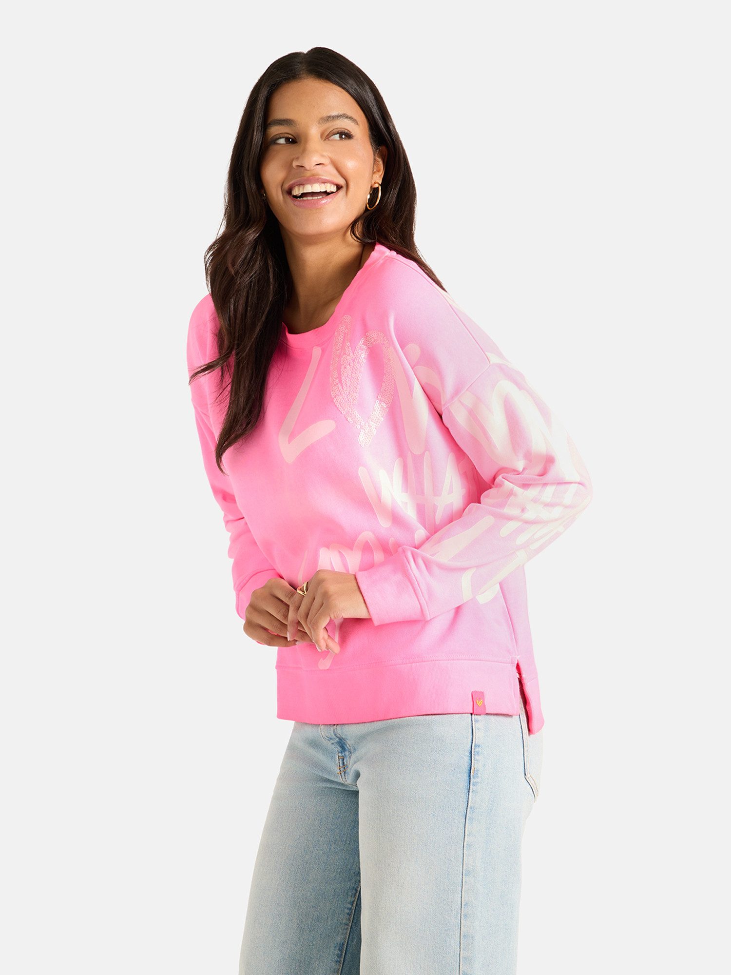 Lieblingsstück Sweatshirt SkipL mit Statement-Print günstig online kaufen