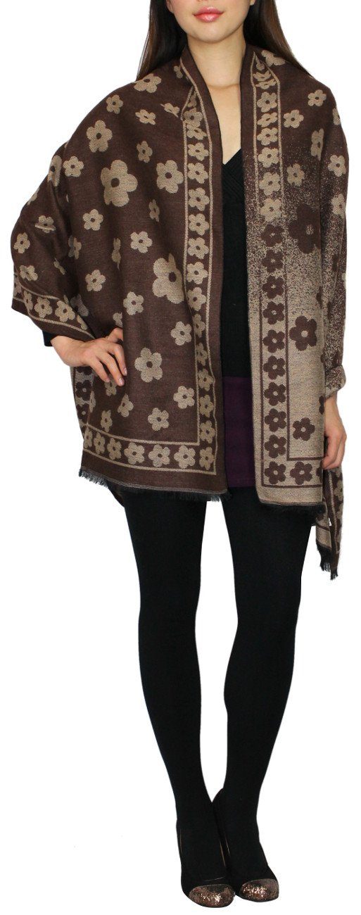 dy_mode XXL-Schal Damen Schultertuch Schal Stola Überwurf in verschiedenen Muster, in lebendigen Farben