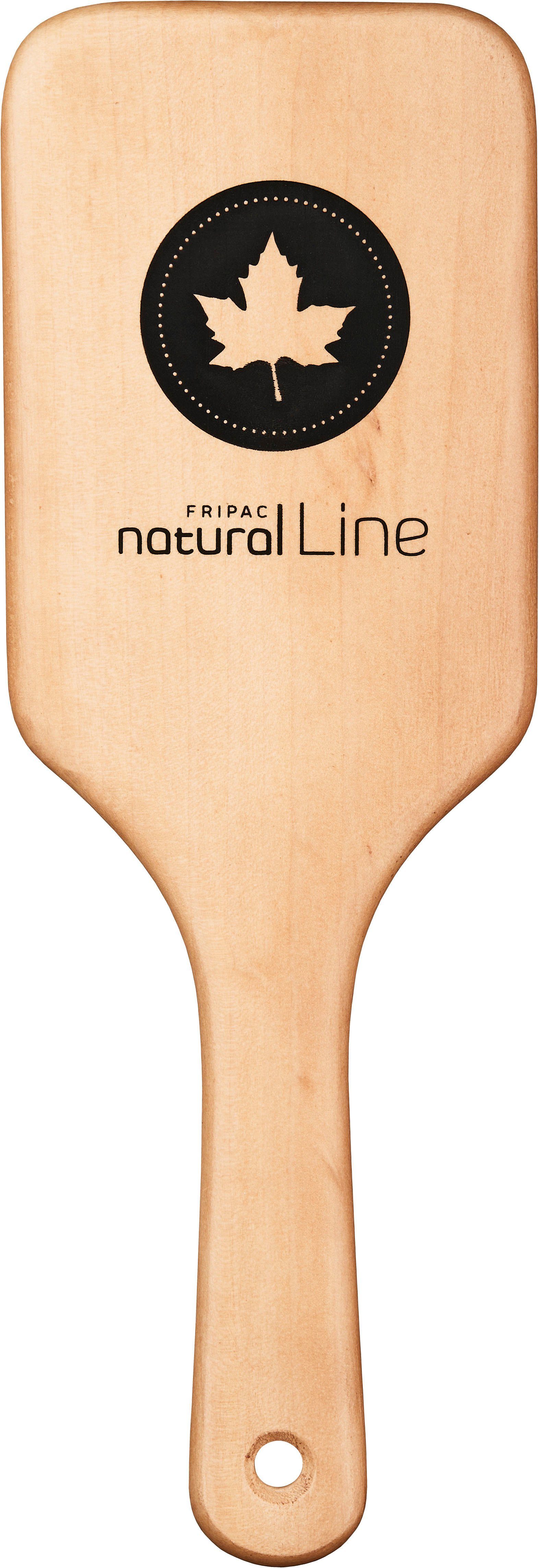 FRIPAC natural Line Paddelbürste Natural 9-reihig Holzbürste Line