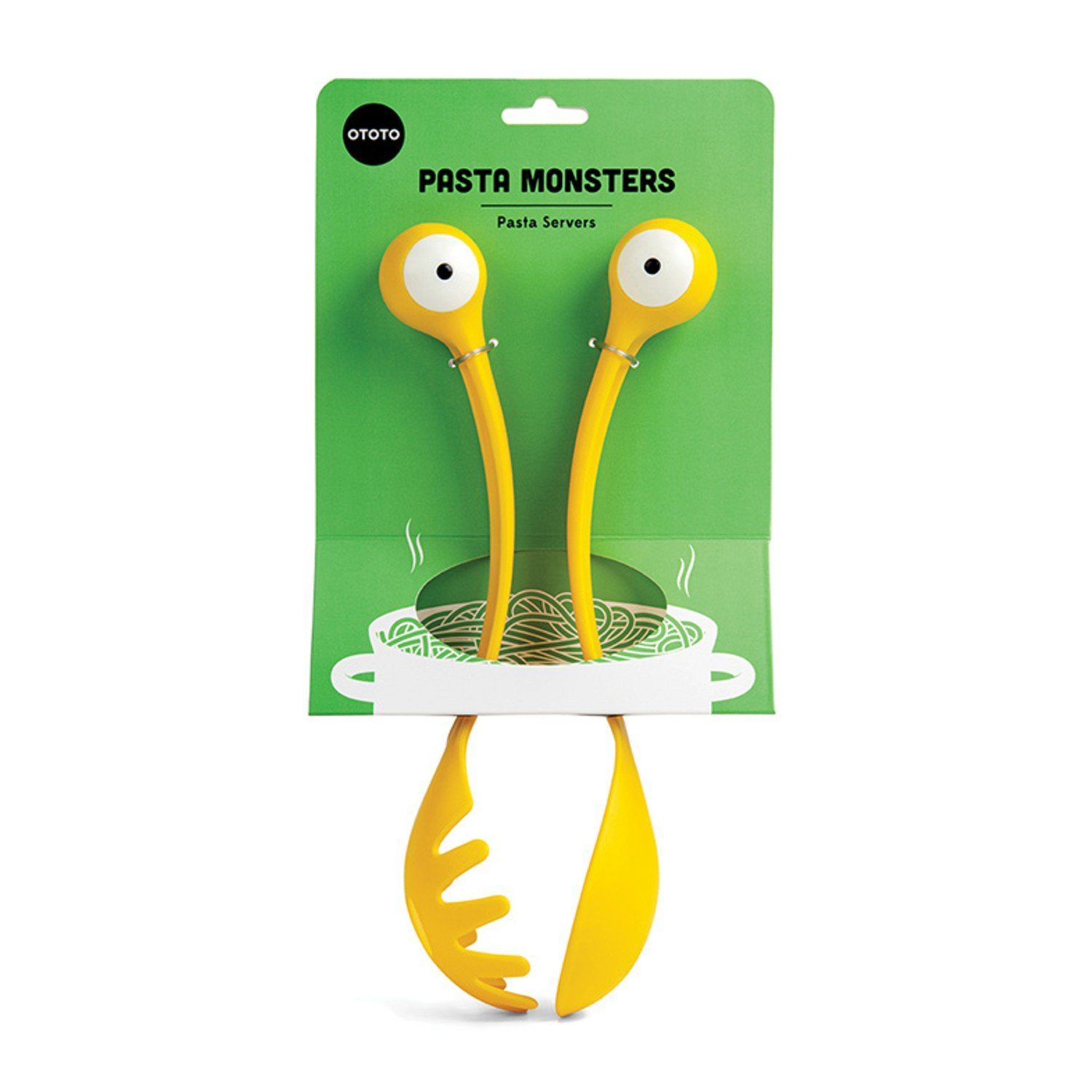 OTOTO Nudellöffel Pasta Monsters Servierbesteck Nudelbesteck