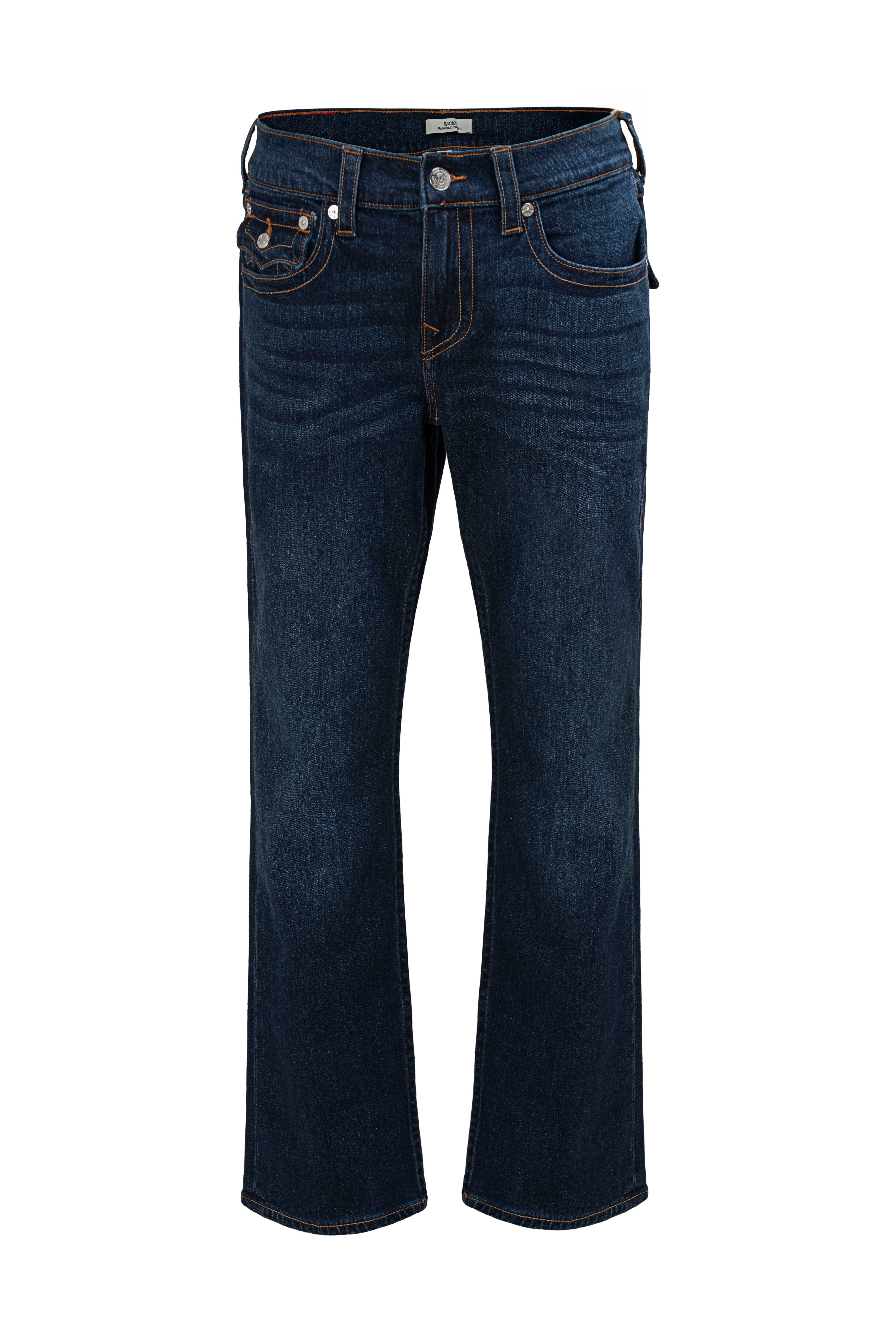 True Religion Straight-Jeans RICKY SN FLAP Baumwollmischung, straight fit