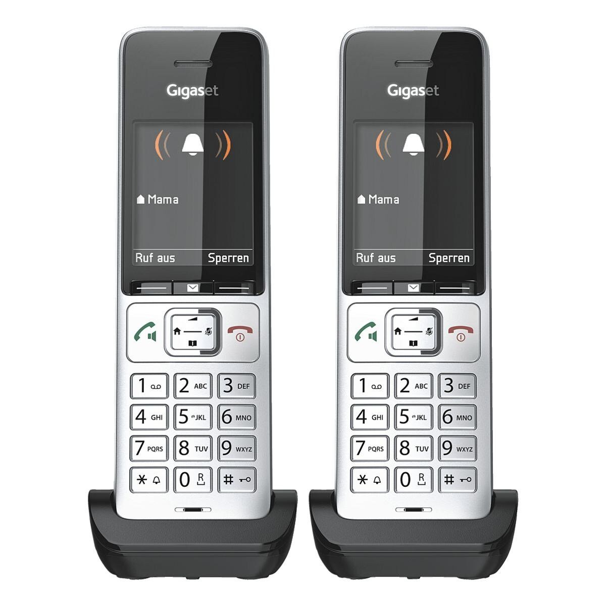 Gigaset COMFORT 500HX Schnurloses DECT-Telefon (Mobilteile: 2, Mobilteil)