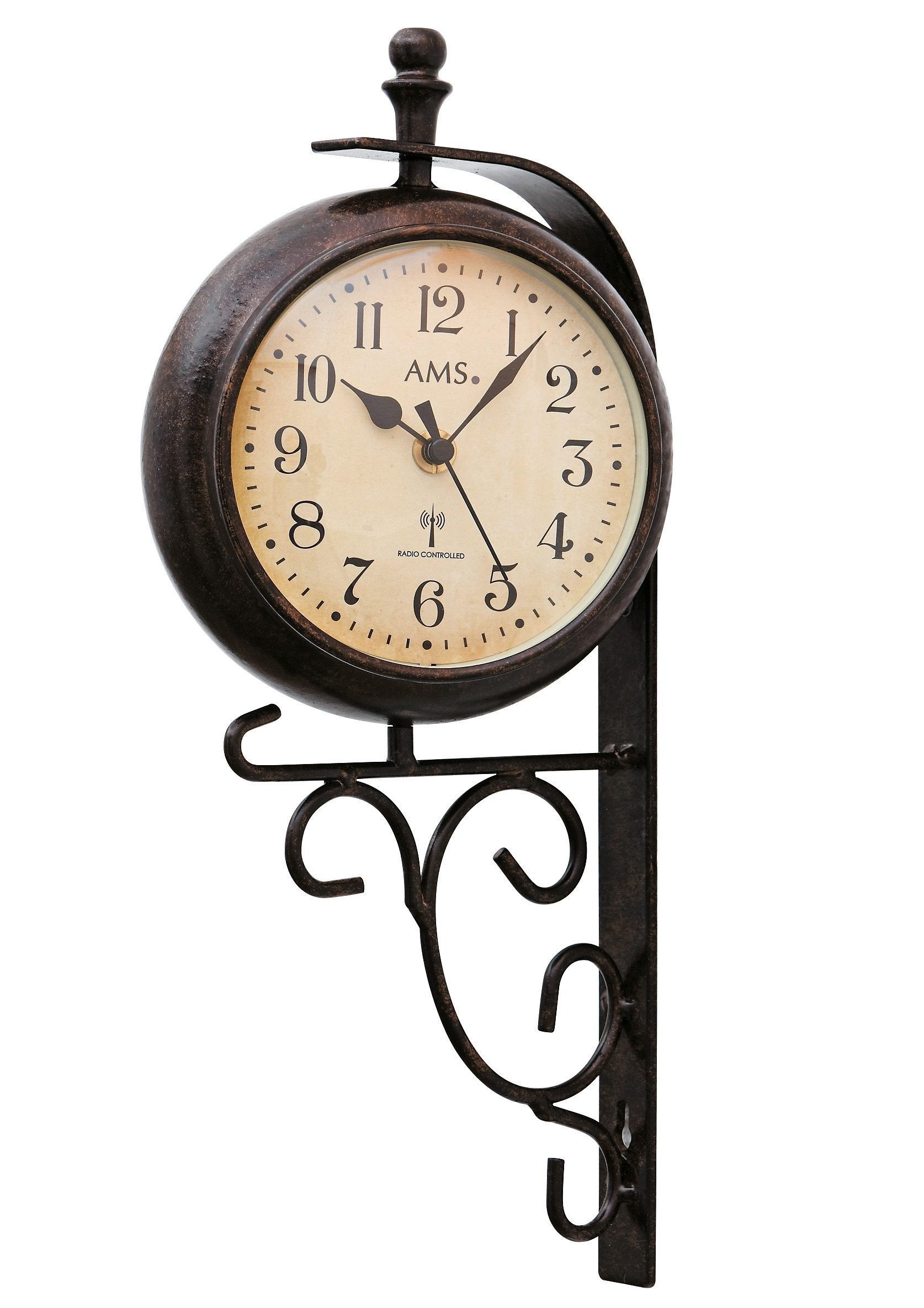 AMS Funkwanduhr F5961 (Quarzuhr,Wohnzimmer,Esszimmer,Küche,Arbeitszimmer,Bü günstig online kaufen
