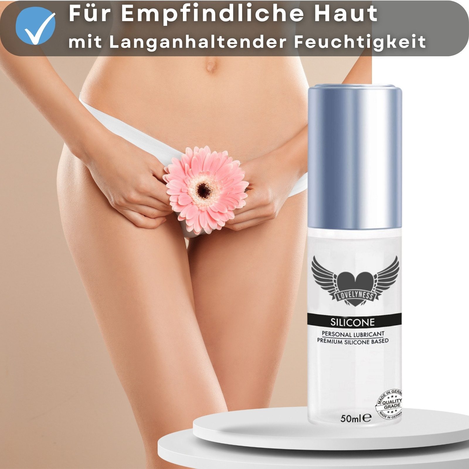 Lovelyness Gleitgel auf Silikonbasis mit extrem lange Feuchtigkeit 50ml