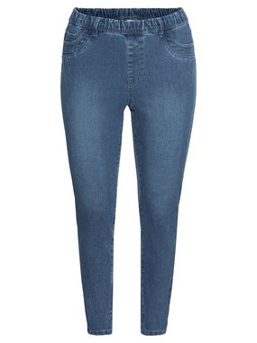 Sheego Stretch-Jeans Große Größen mit Gummibund und Gürtelschlaufen