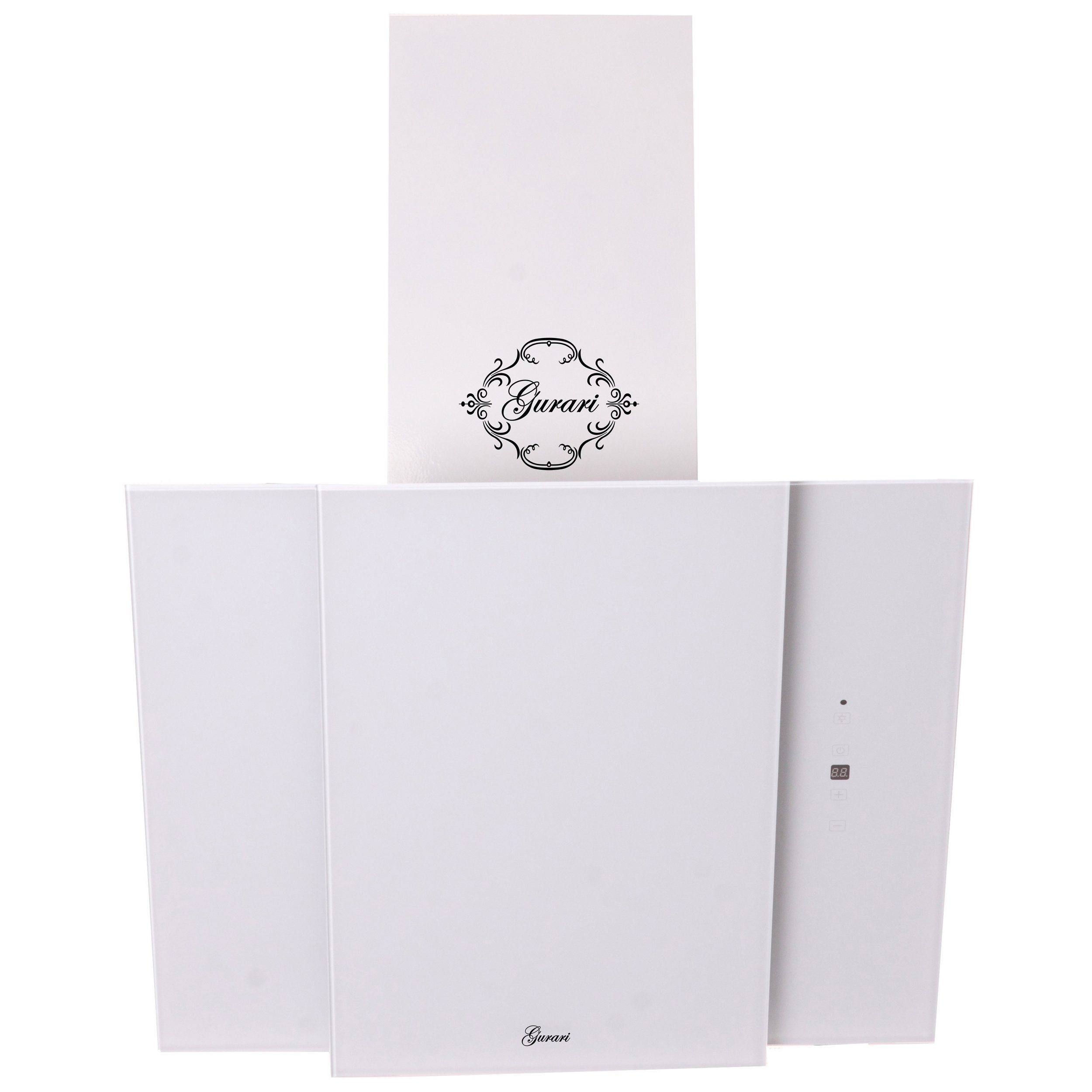 GURARI Wandhaube GCH S 171 60 WH PRIME N, Dunstabzugshaube 60 cm, 1000m³/h GCH S 171 60 WH PRIME N, Dunstabzugshaube 60 cm, 1000m³/h