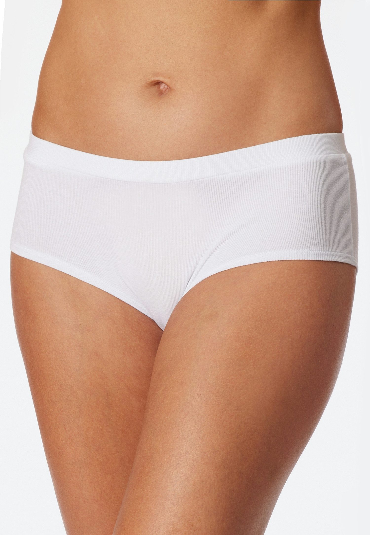 Schiesser Panty Pure Rib moderne Schnittform, Doppelripp-Qualität, Weiches Bein- und Bundgummi