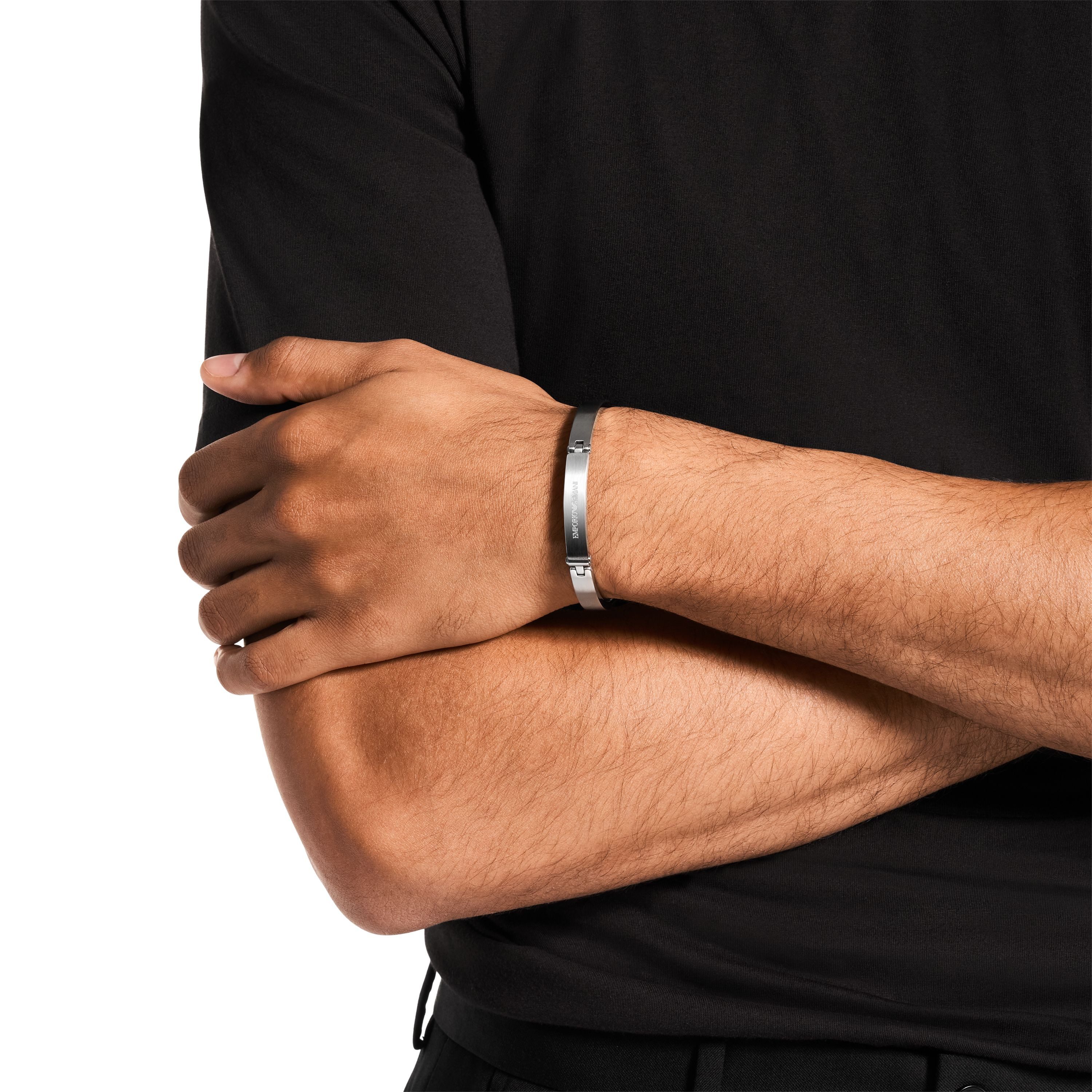 Emporio Armani Armreif Schmuck Geschenk Edelstahl