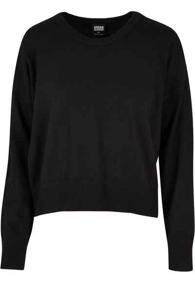 URBAN CLASSICS Rundhalspullover Urban Classics Damen Ladies Eco Viscose Oversized Basic Sweater (1-tlg)