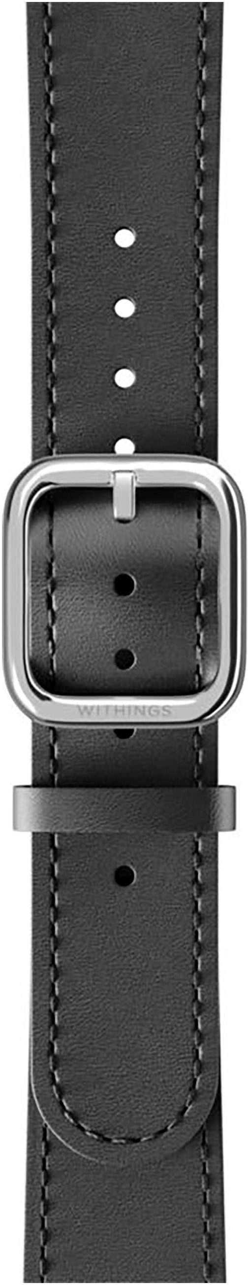 Withings Smartwatch-Armband Leather Wristband 18mm für ScanWatch Light, Sca günstig online kaufen