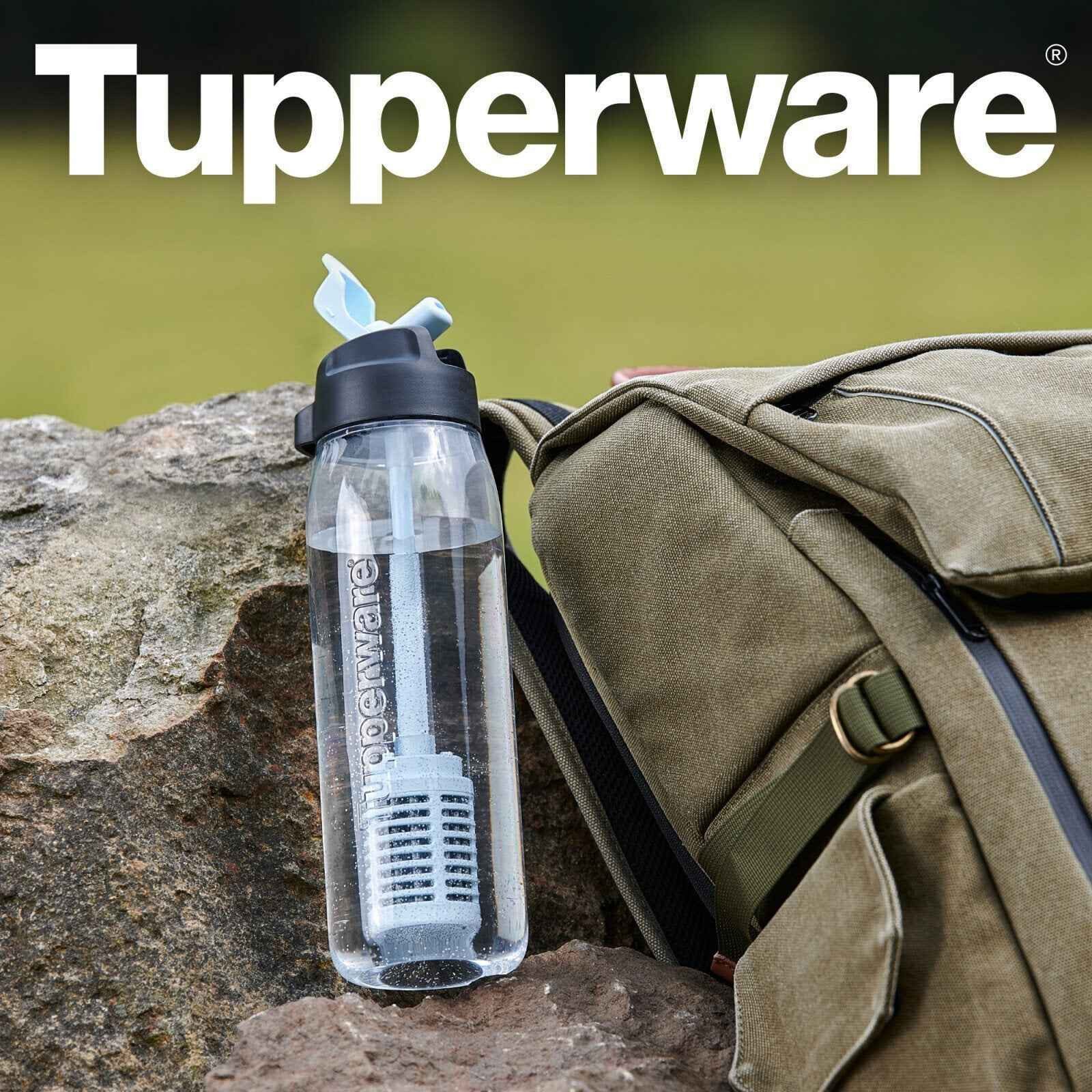 TUPPERWARE Trinkflasche Tupperware Pure&Go® Wasserfilter-Flasche