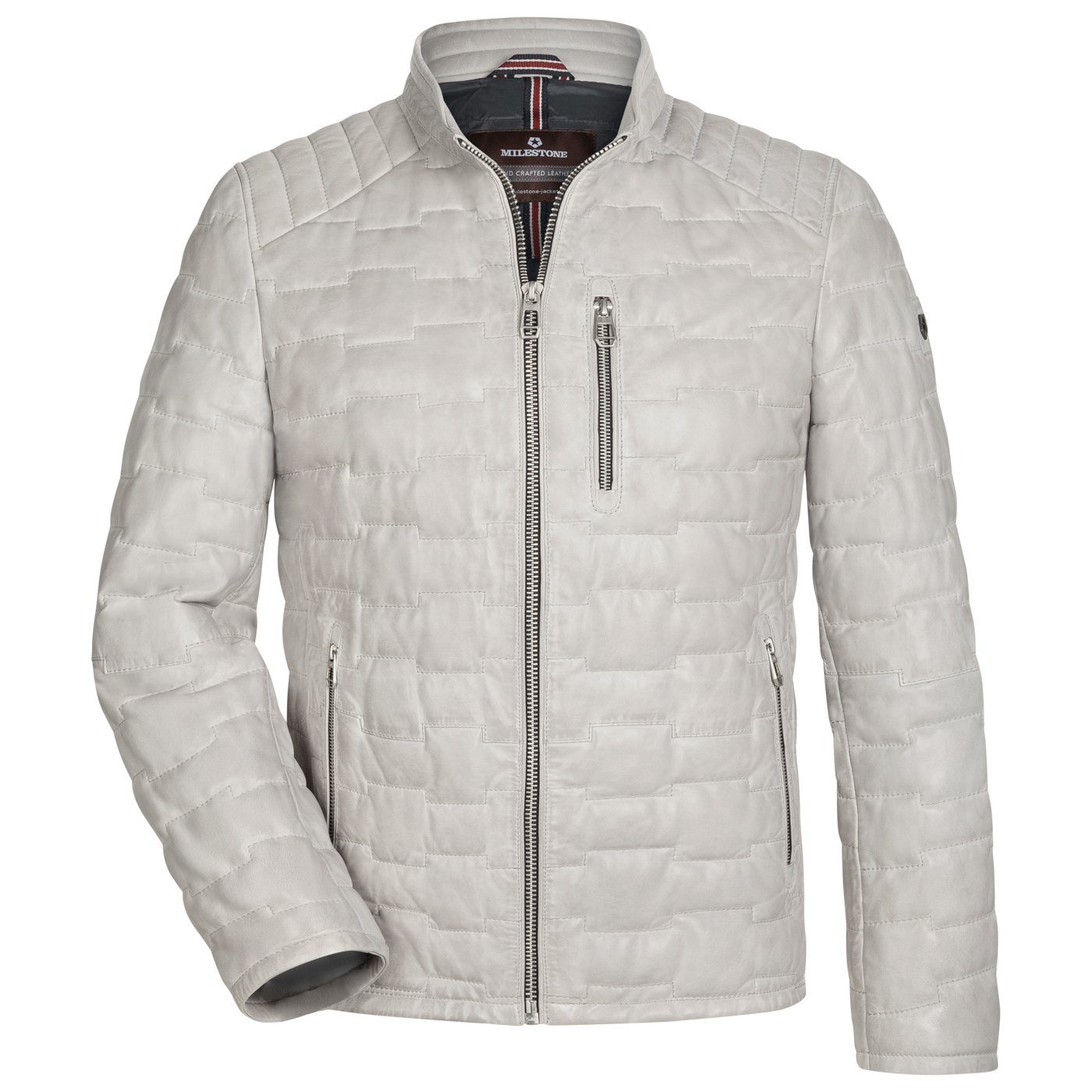 Milestone Lederjacke Alessio Steppjacke aus Lammleder günstig online kaufen