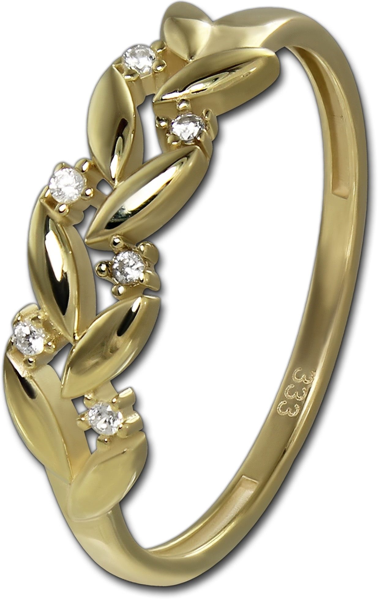 GoldDream Goldring GoldDream Gold Ring Ranke Gr.56 333er, Fingerring 333 Gelbgold - 8 Karat Ranke Damen Ringschmuck