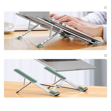 UGREEN Laptop Ständer Faltbar Verstellbar Aluminium Laptopständer Laptop-Ständer