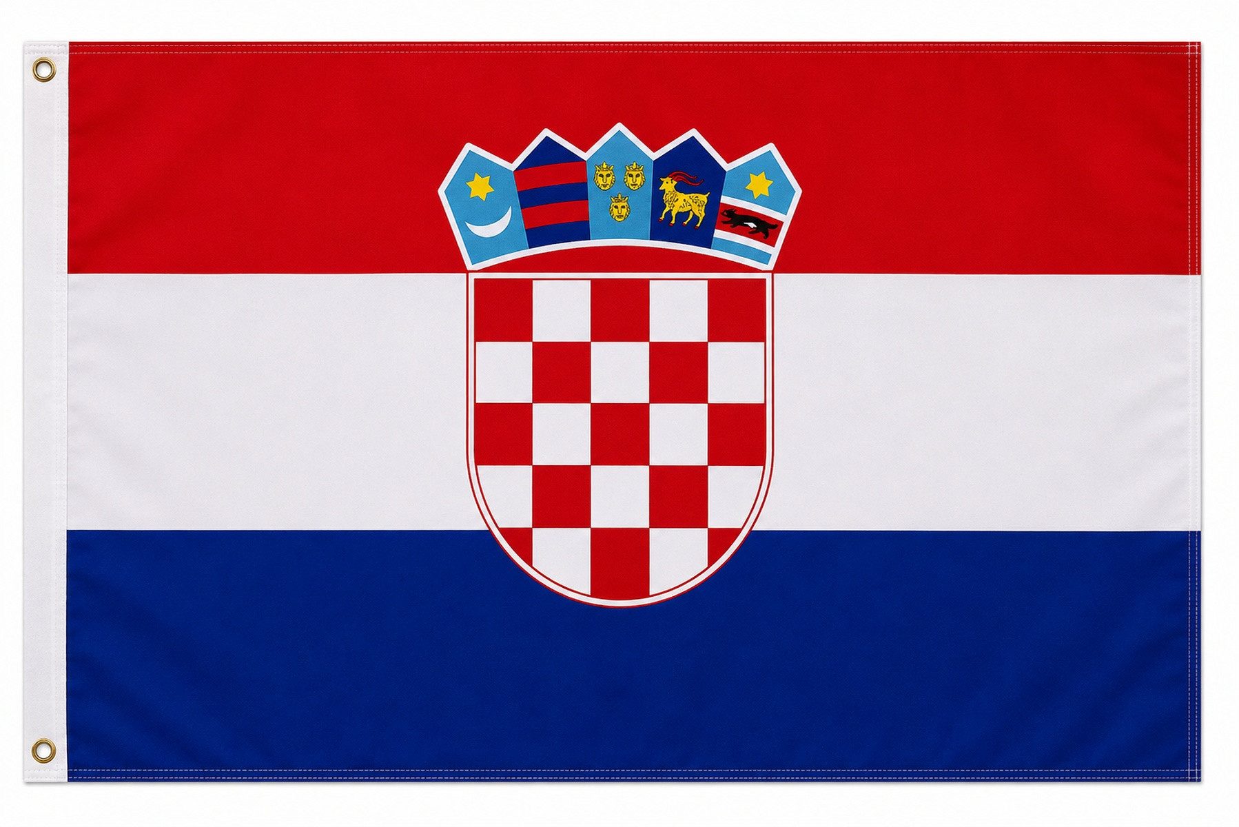 trends4cents Flagge Flagge 90 x 150 cm Hissfahne Bundesland Sturmflagge Hissfahne (Kroatien), für Fahnenmaste