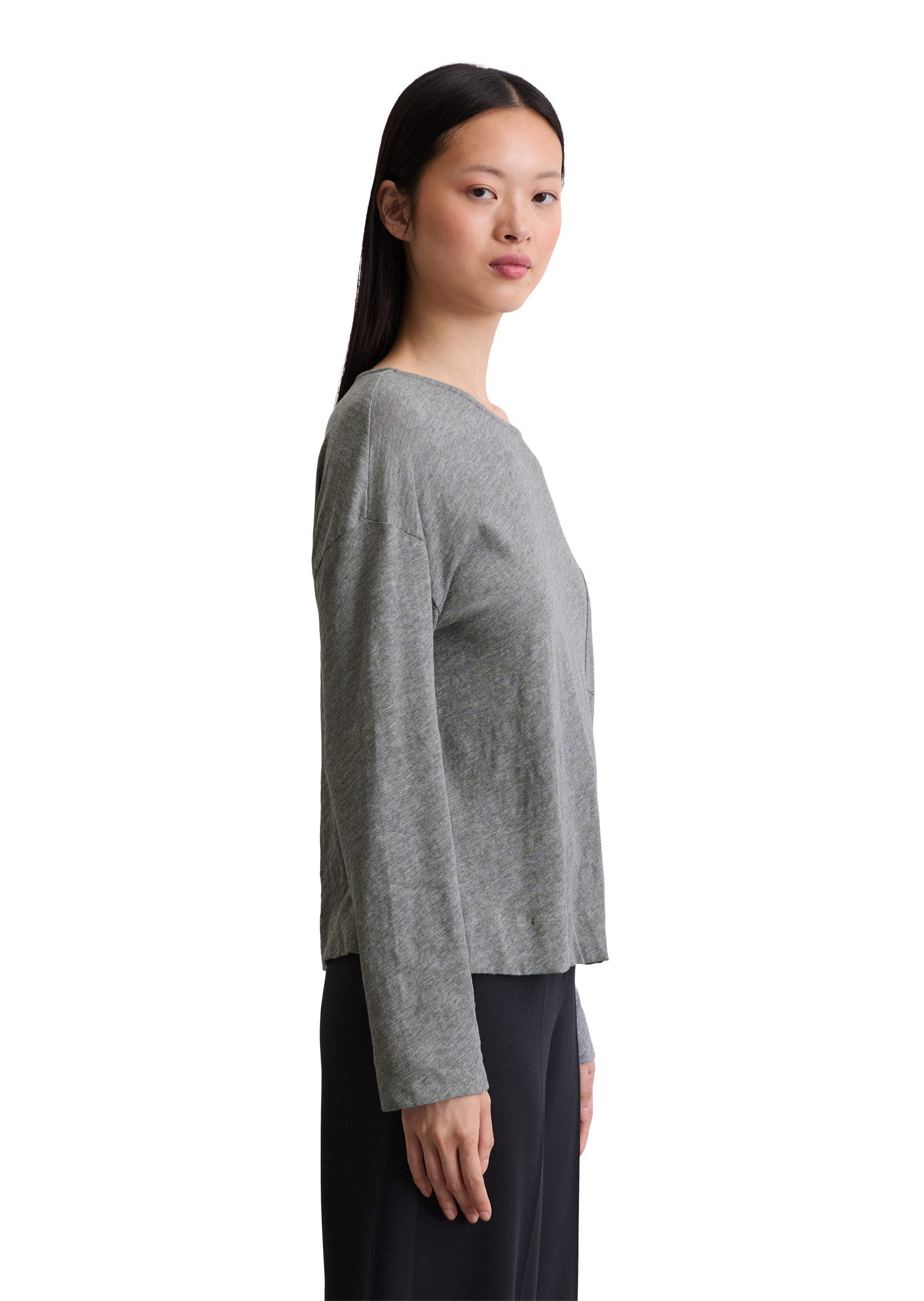 Marc O'Polo Langarmshirt aus Slub Jersey günstig online kaufen