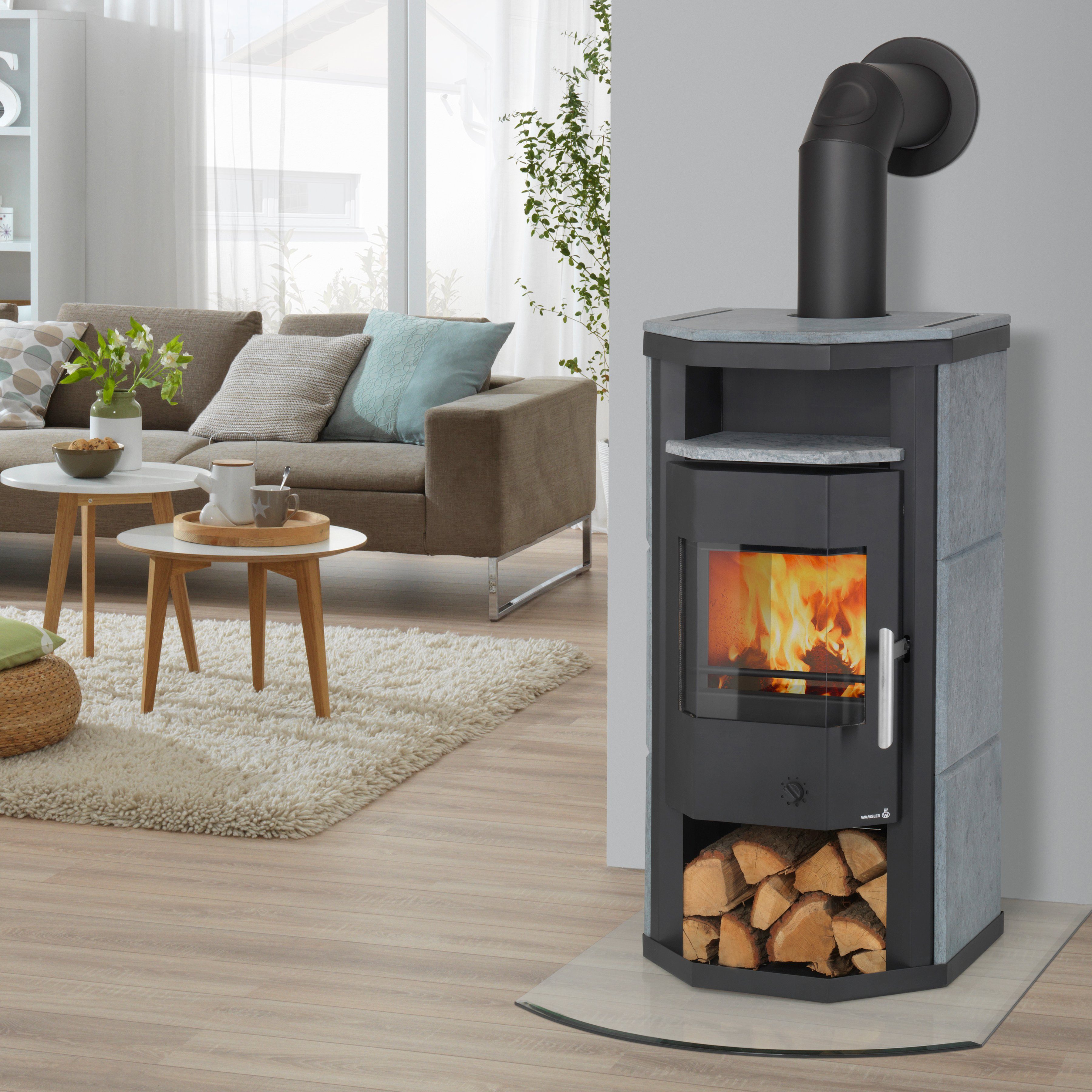 Wamsler Kaminofen Linz, 6 kW, Zeitbrand günstig online kaufen