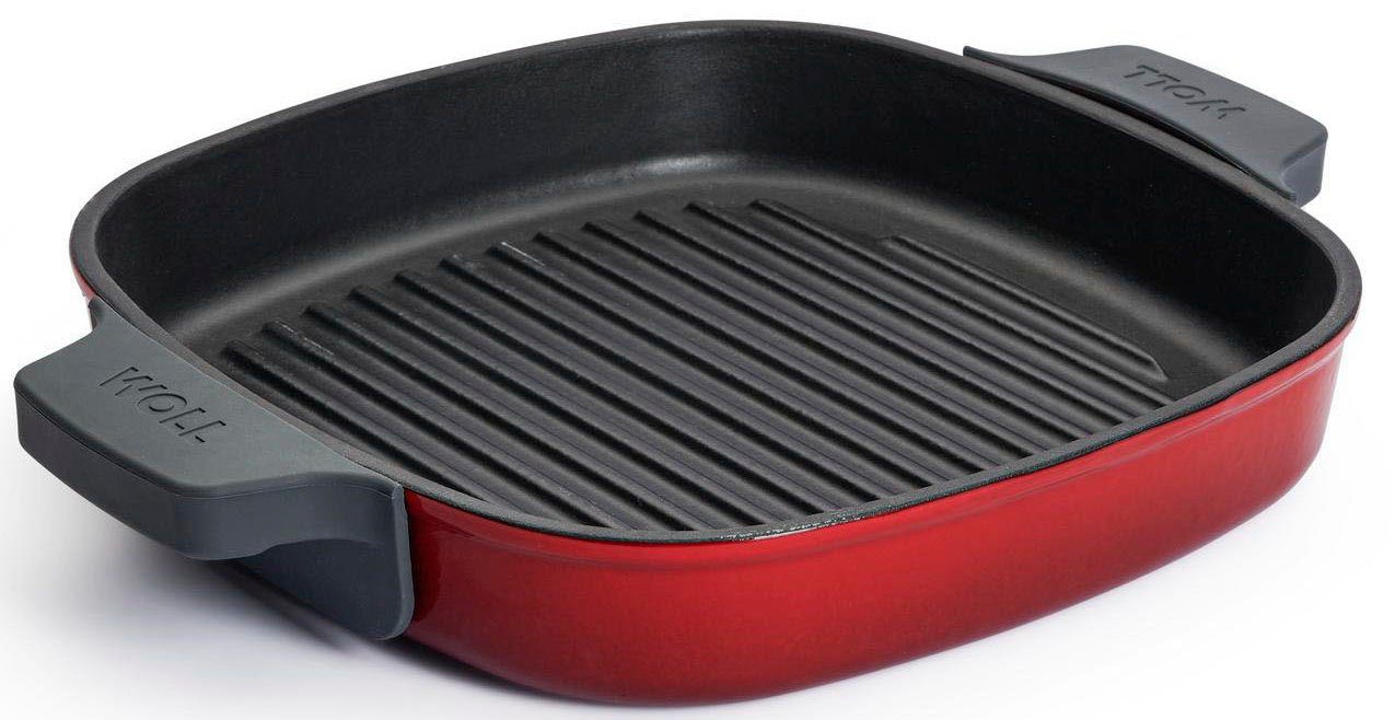 WOLL Grillpfanne Iron, Gusseisen (1-tlg), 24x24 cm, Induktion