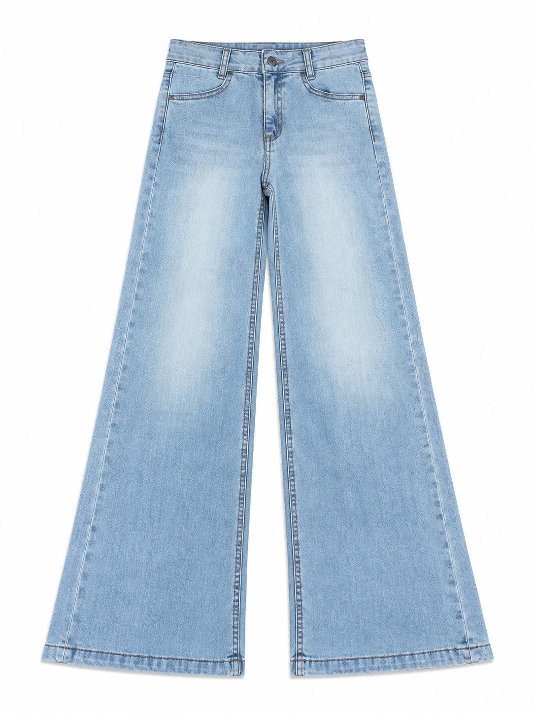 BLUE EFFECT 5-Pocket-Hose 1262-1430 Girls Mid Waist Jeans
